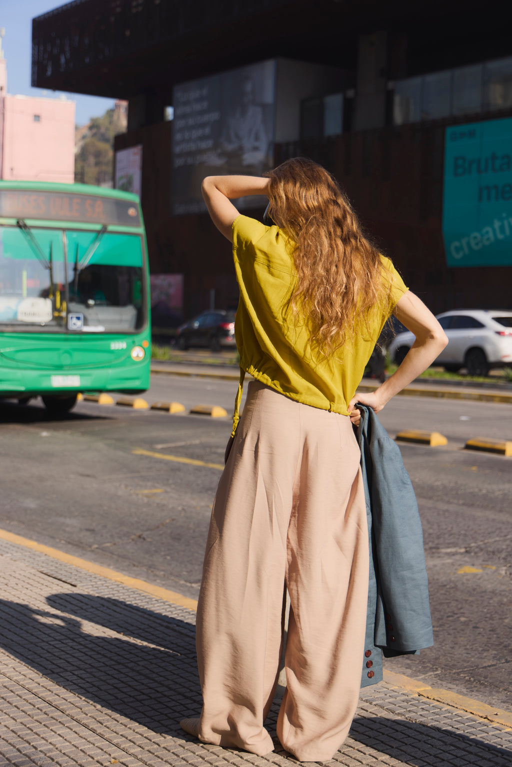 Pantalón Meduse Tencel Beige