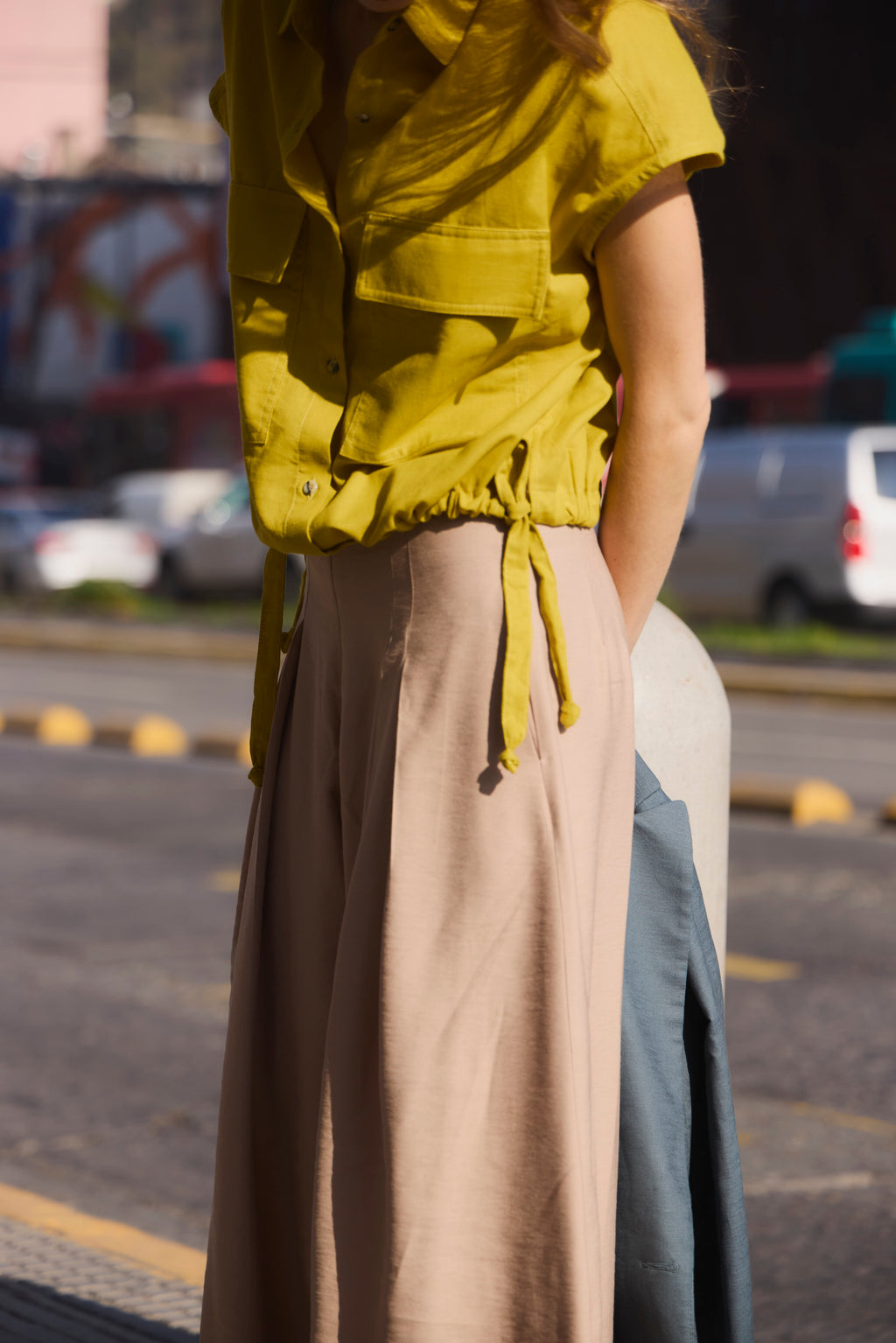 Pantalón Meduse Tencel Beige