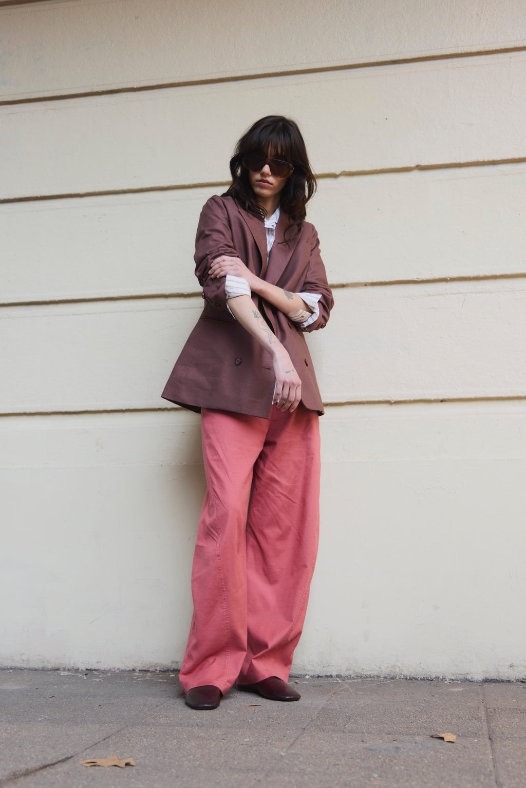 Blazer Corsaire 100% Algodón Café