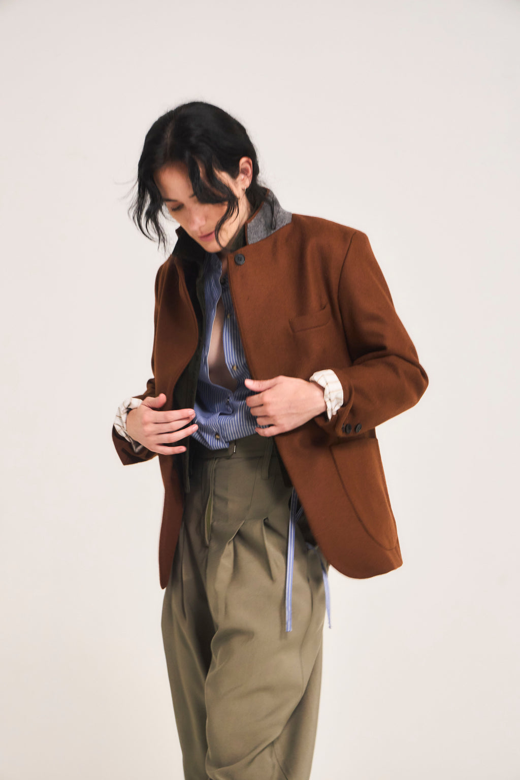 Blazer Mirarge Lana Café