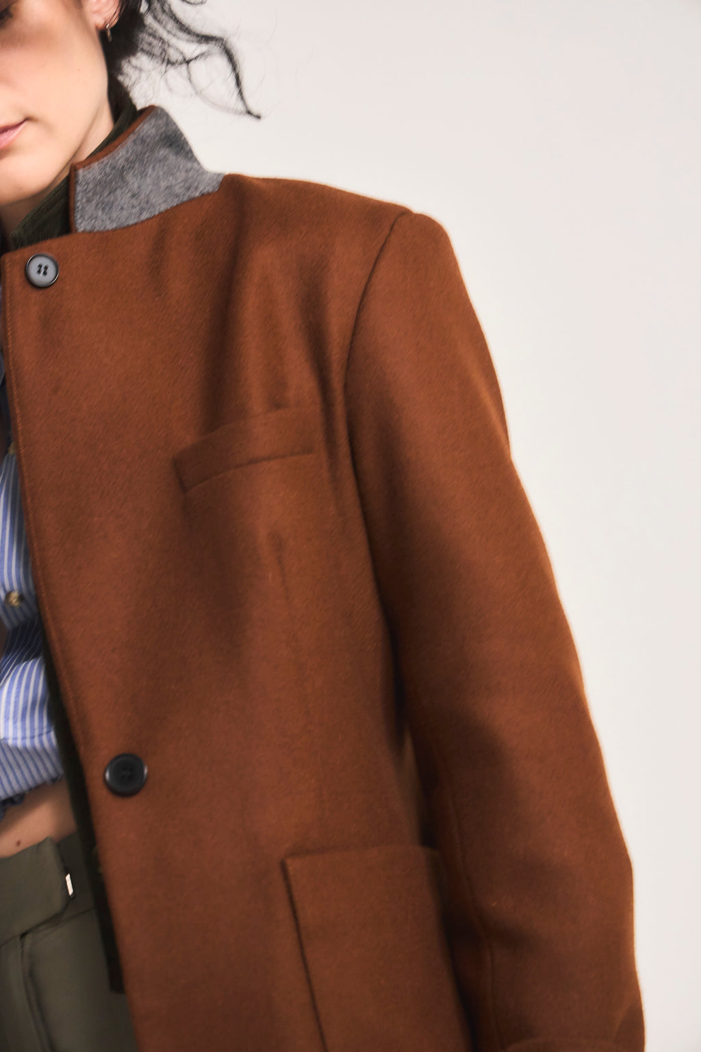 Blazer Mirarge Lana Café