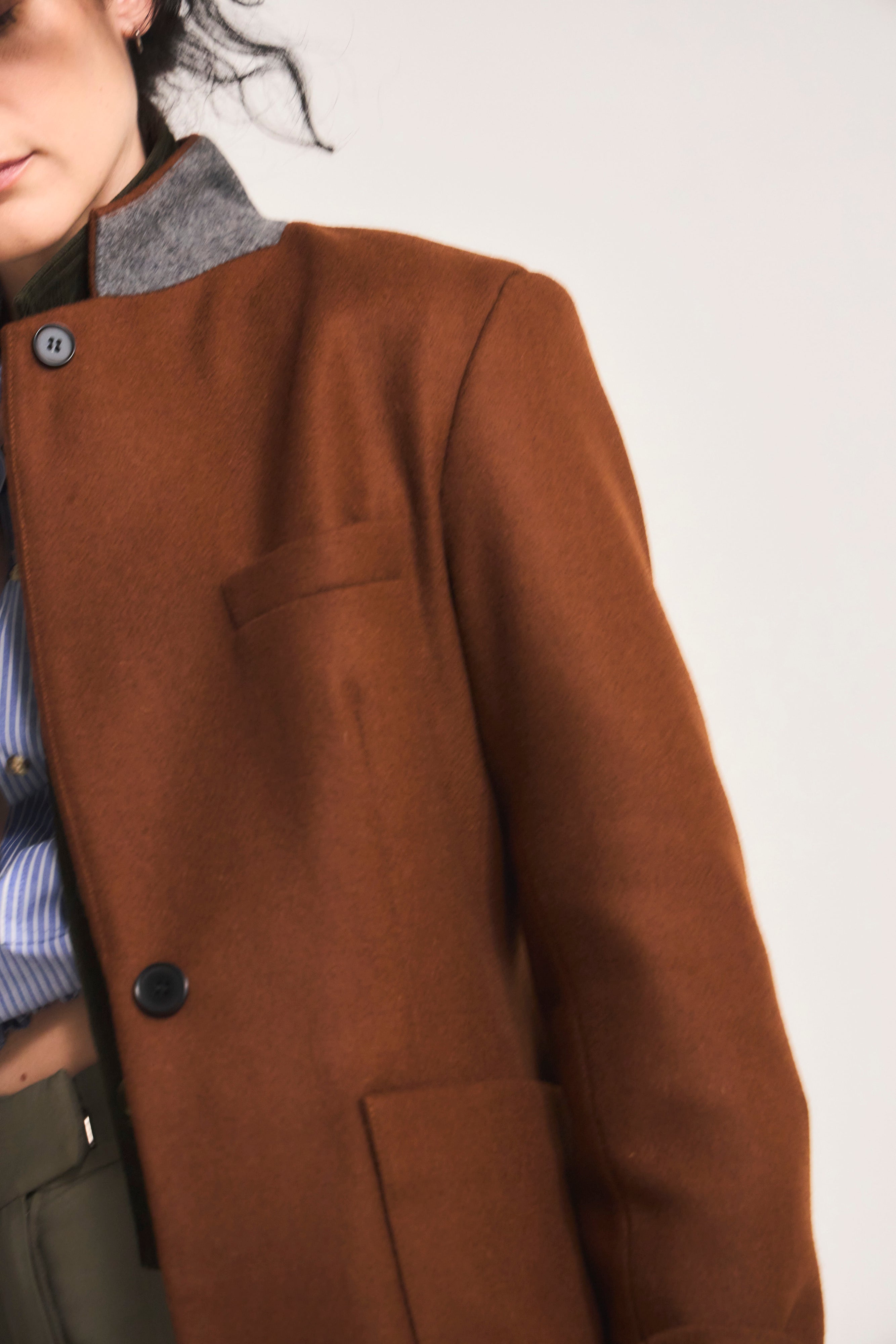 Blazer Mirarge Lana Café