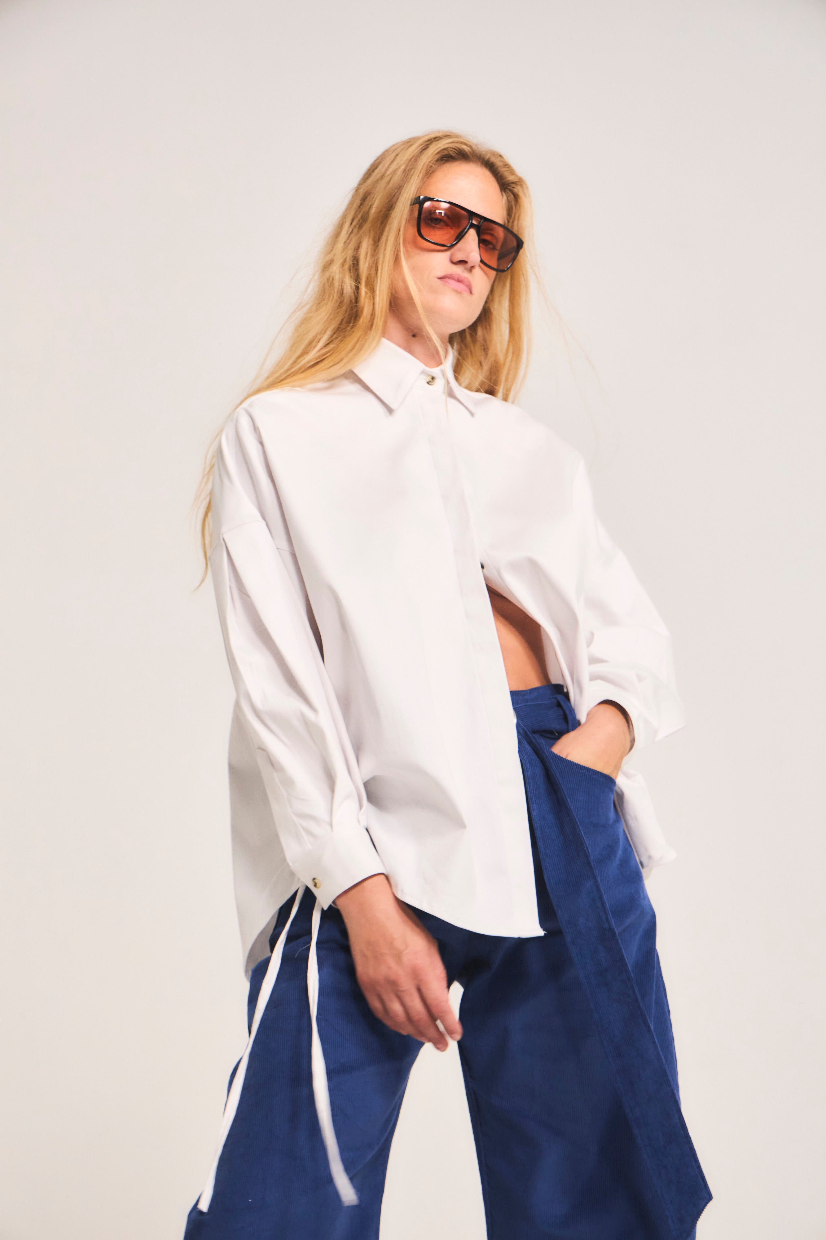 Blusa Bonheur 100% Algodón Blanco