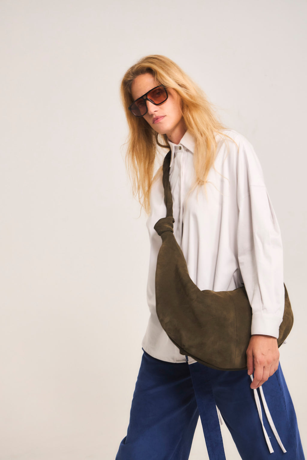 Cartera Brume Gamuza Verde