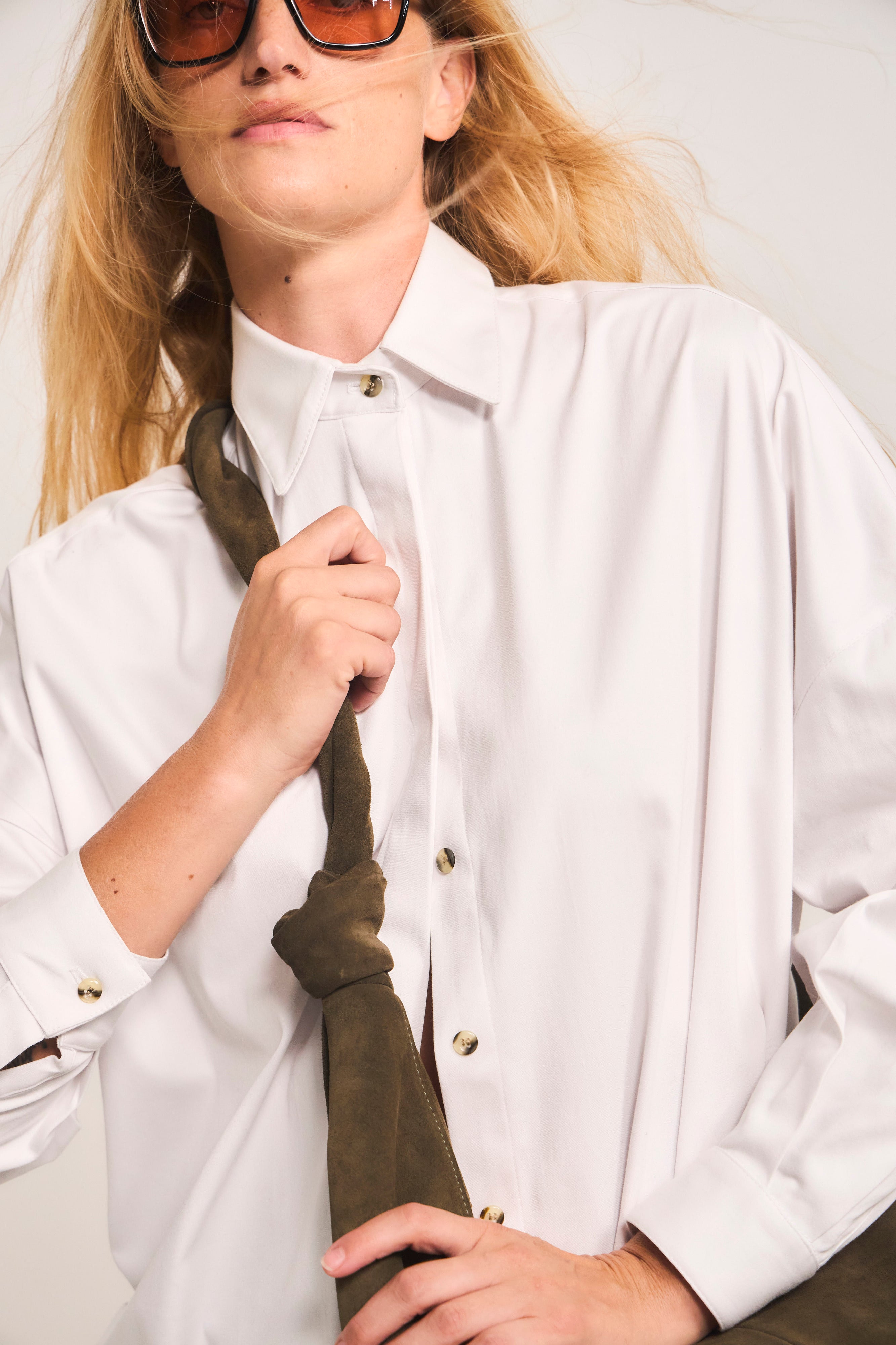 Blusa Bonheur 100% Algodón Blanco