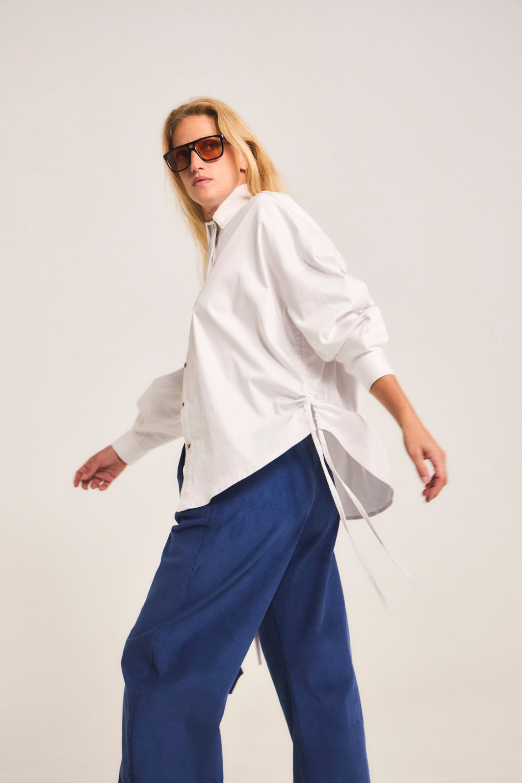 Blusa Bonheur 100% Algodón Blanco