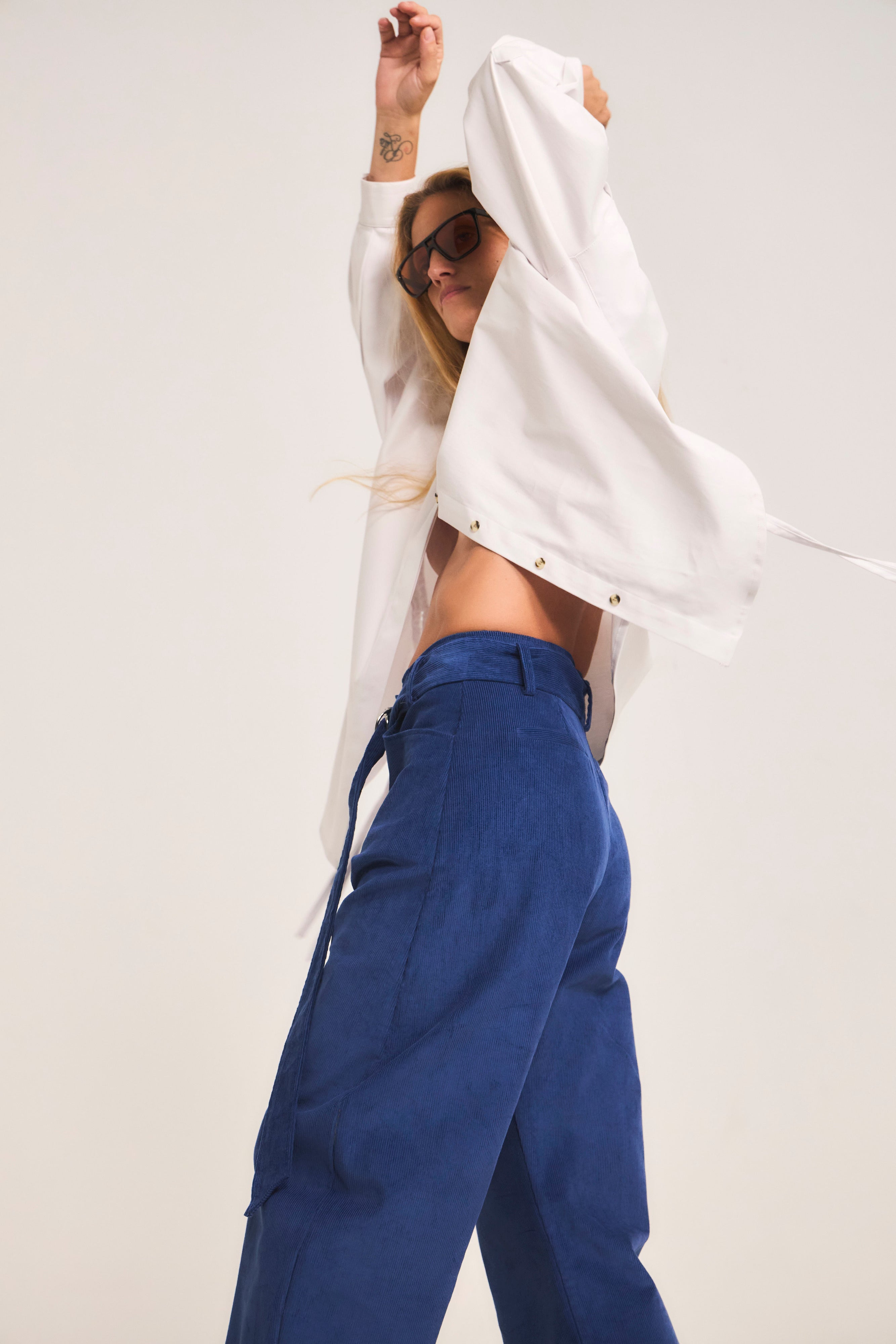 Pantalón Vivante Cotele Azulino