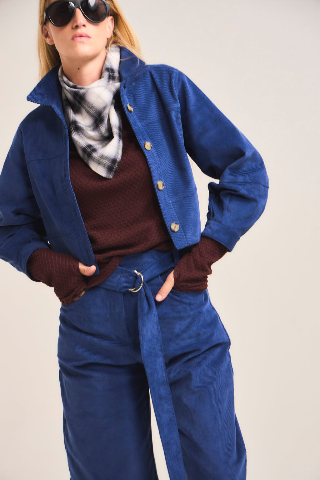 Chaqueta Porter Cotele Azulino