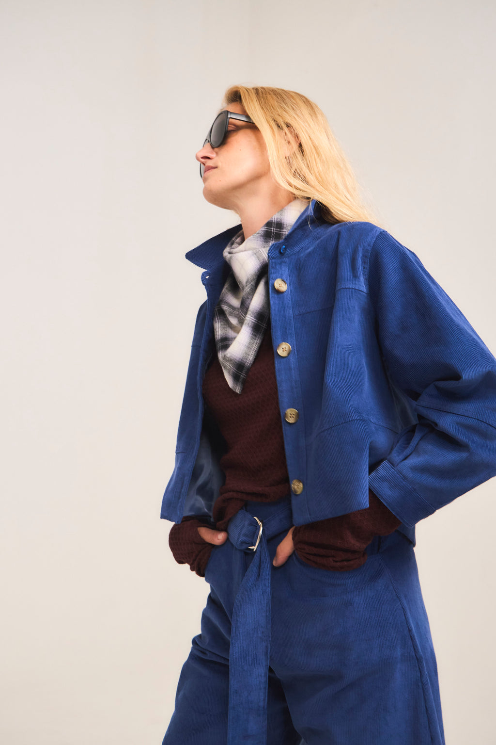 Chaqueta Porter Cotele Azulino