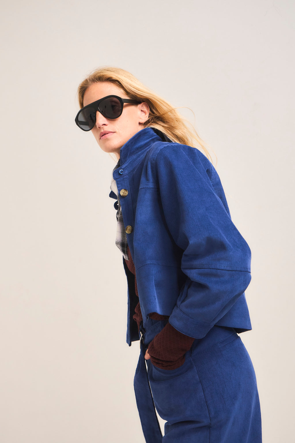 Chaqueta Porter Cotele Azulino