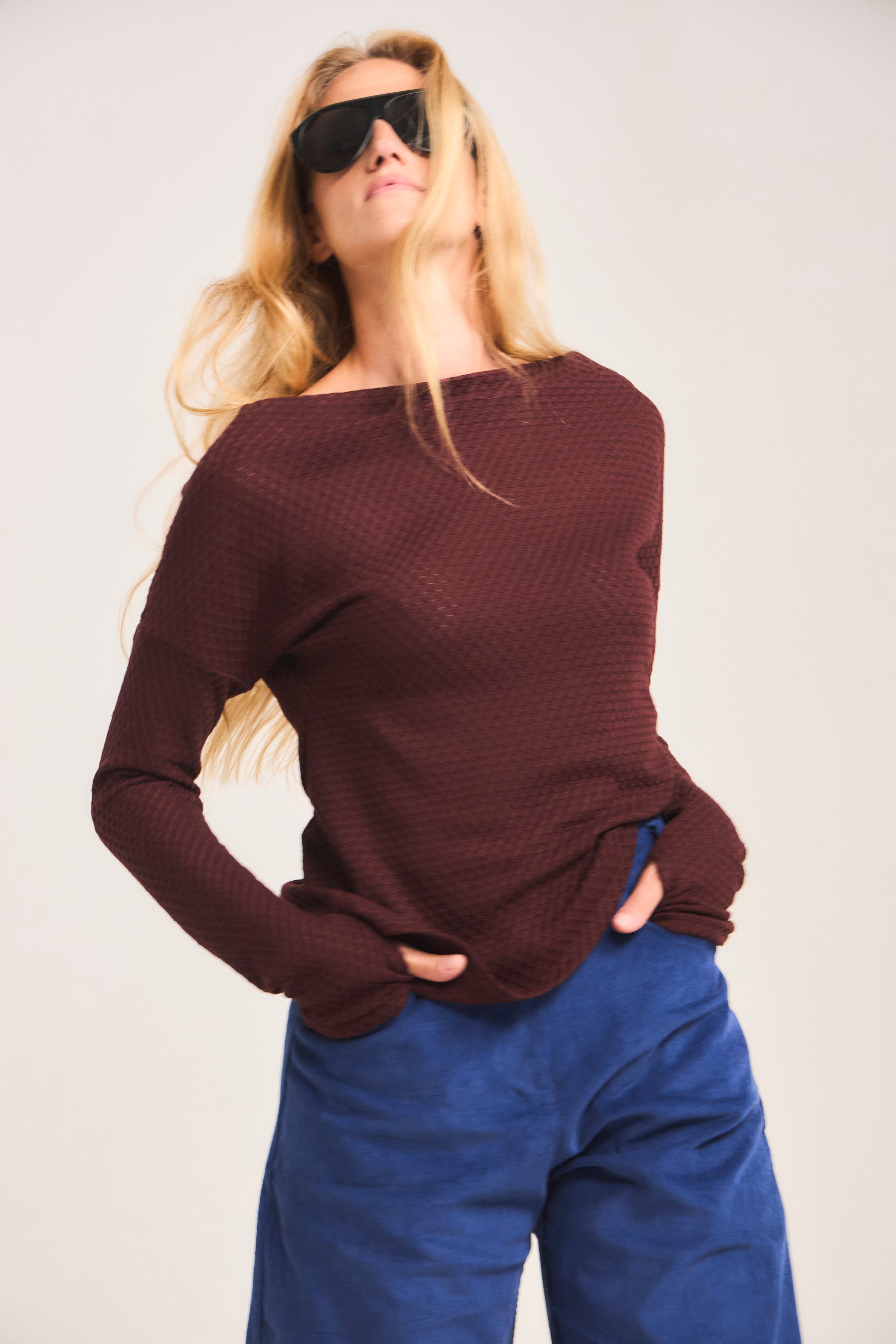 Top Tejido Sillage Burdeo