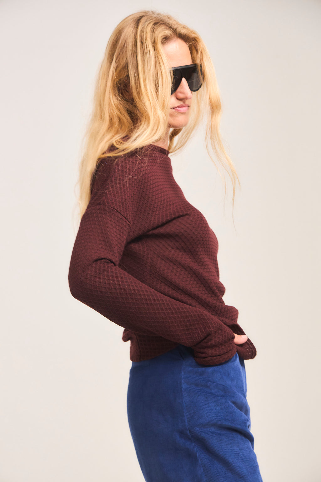 Top Tejido Sillage Burdeo