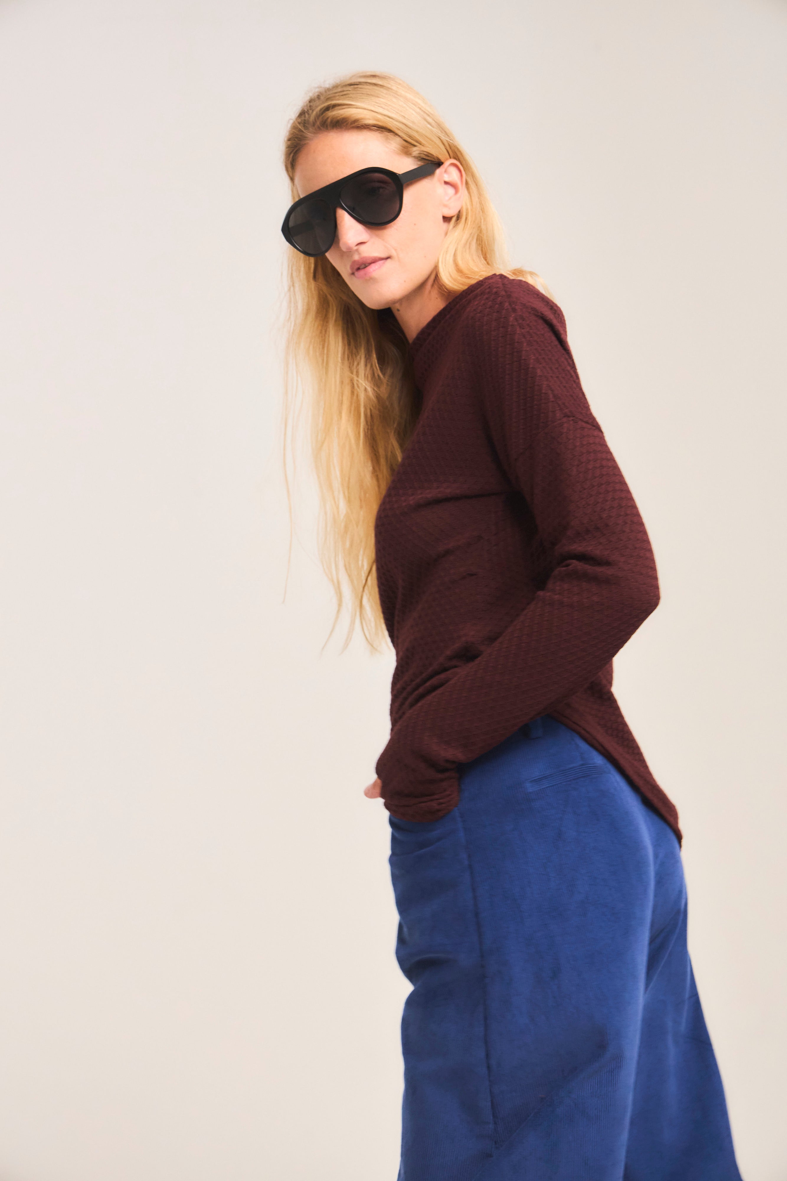 Top Tejido Sillage Burdeo