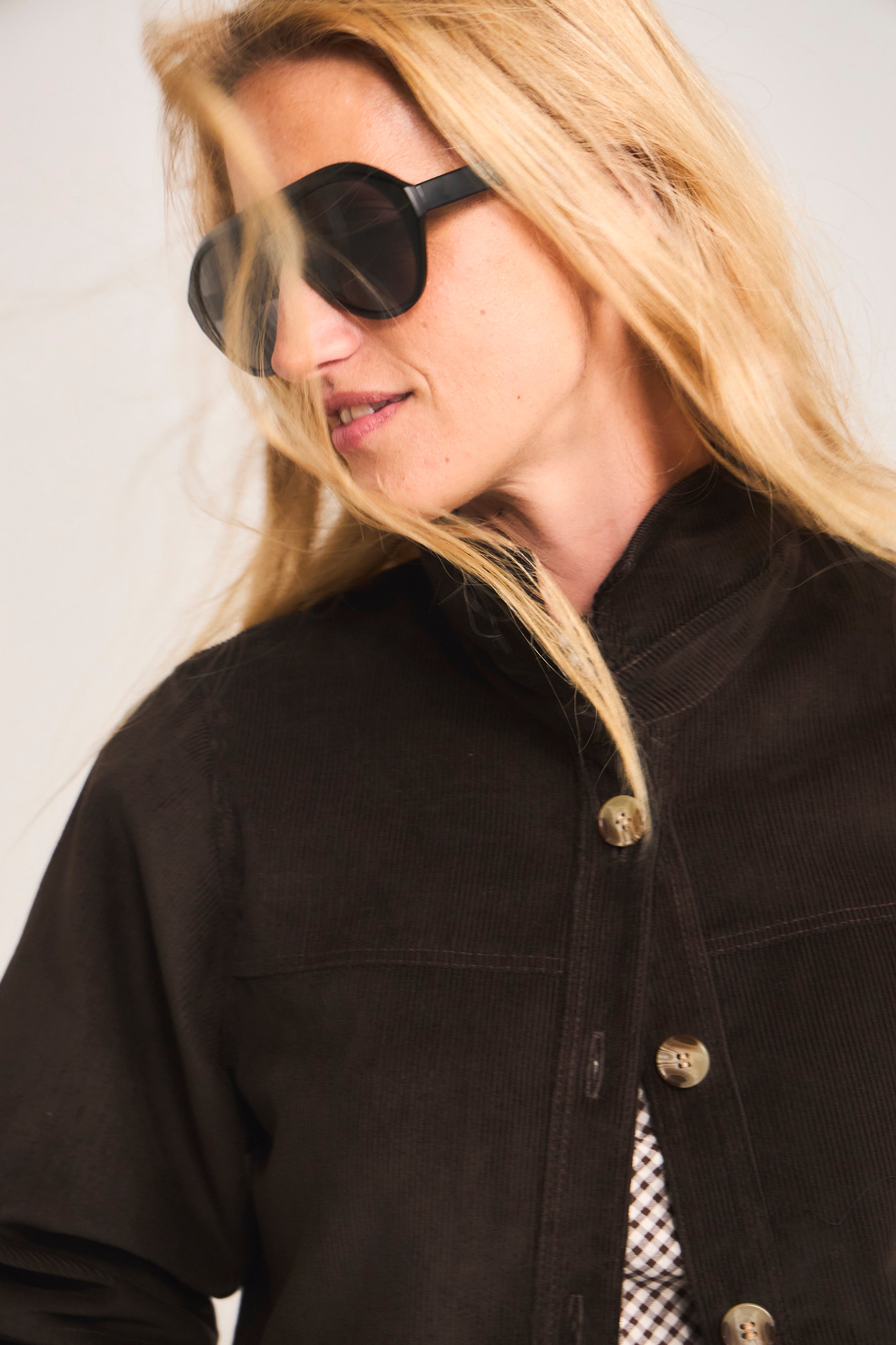 Chaqueta Porter Cotelé Café