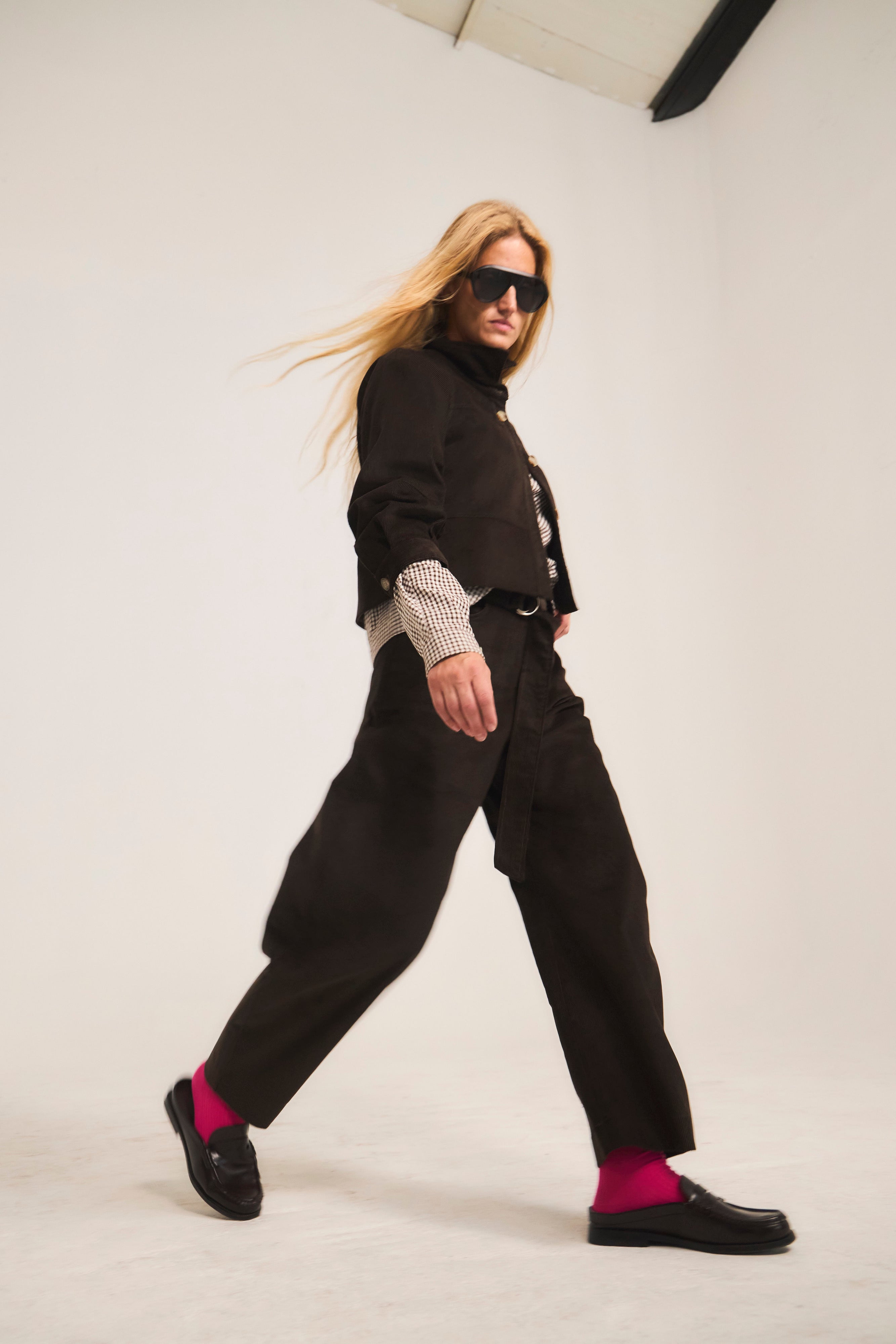 Pantalón Vivante Cotelé Café