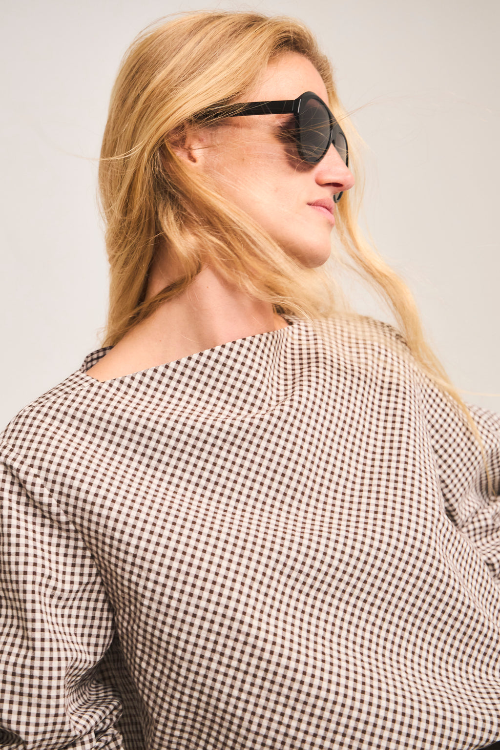 Blusa Ancrage Cuadrille Café