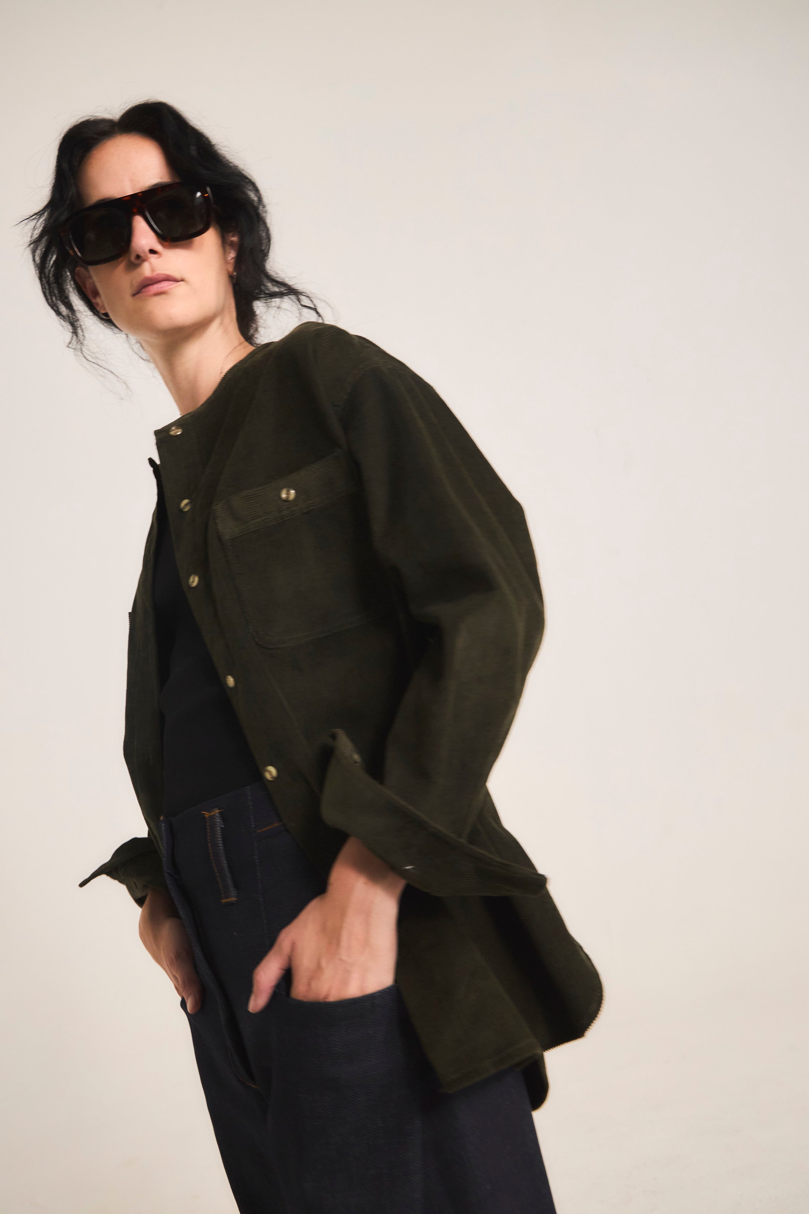 Sobrecamisa Doute Cotelé Verde