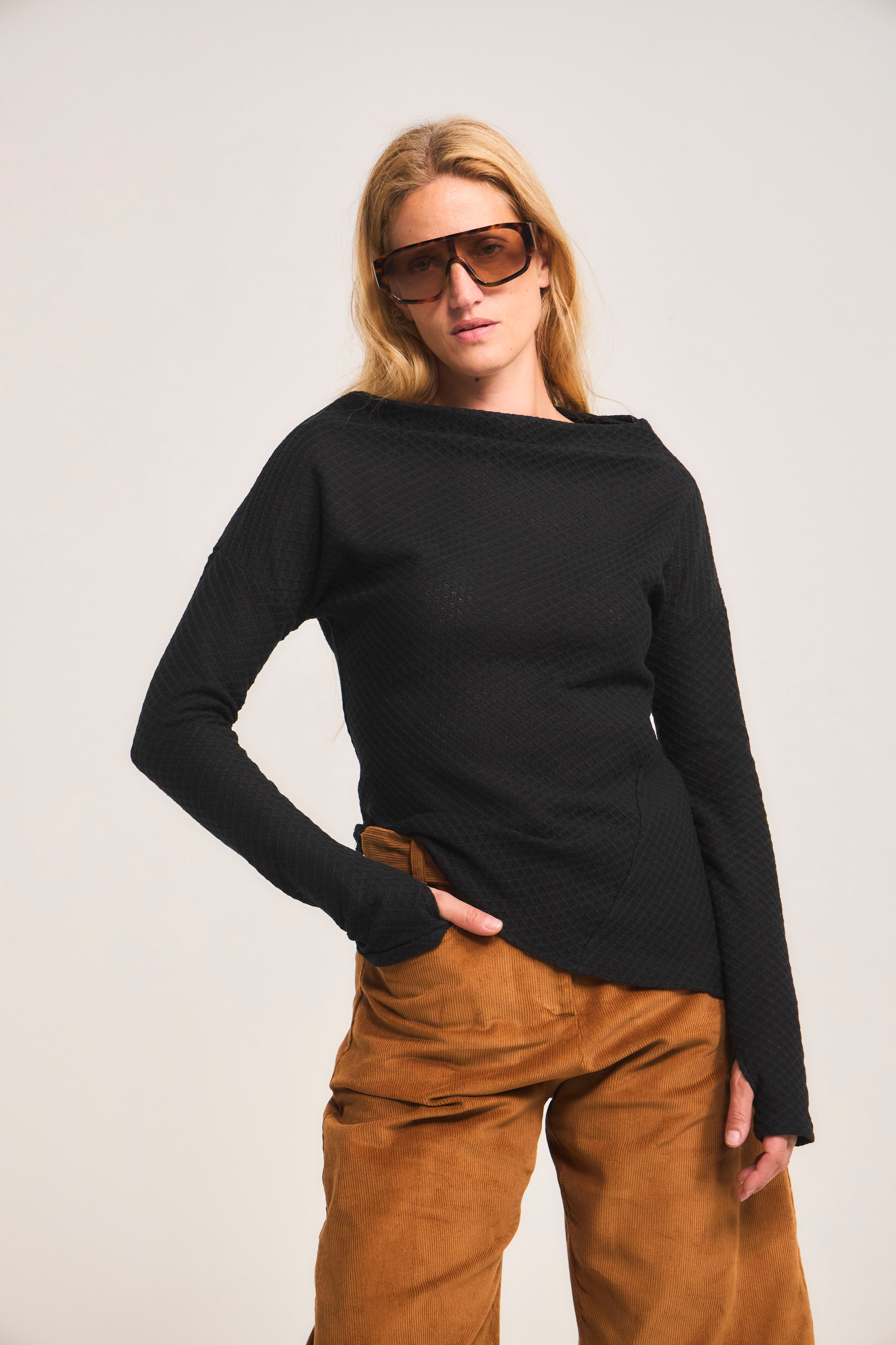 Top Tejido Sillage Negro