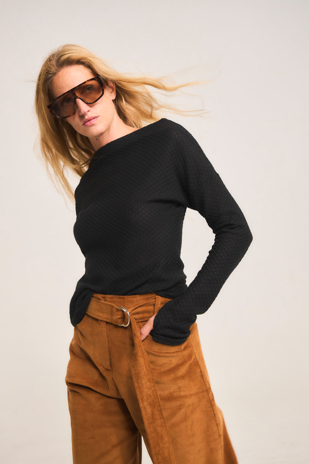 Top Tejido Sillage Negro
