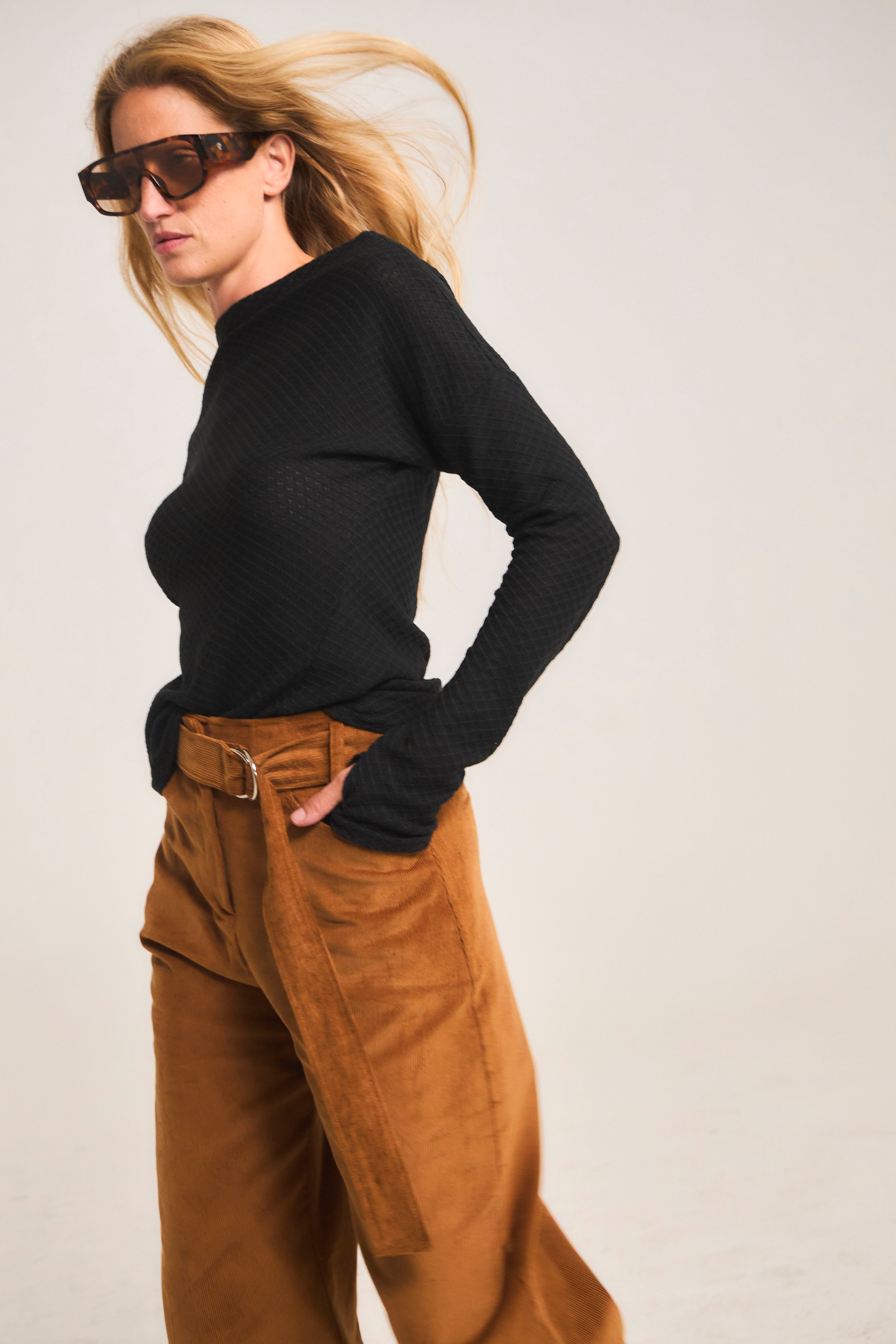 Top Tejido Sillage Negro