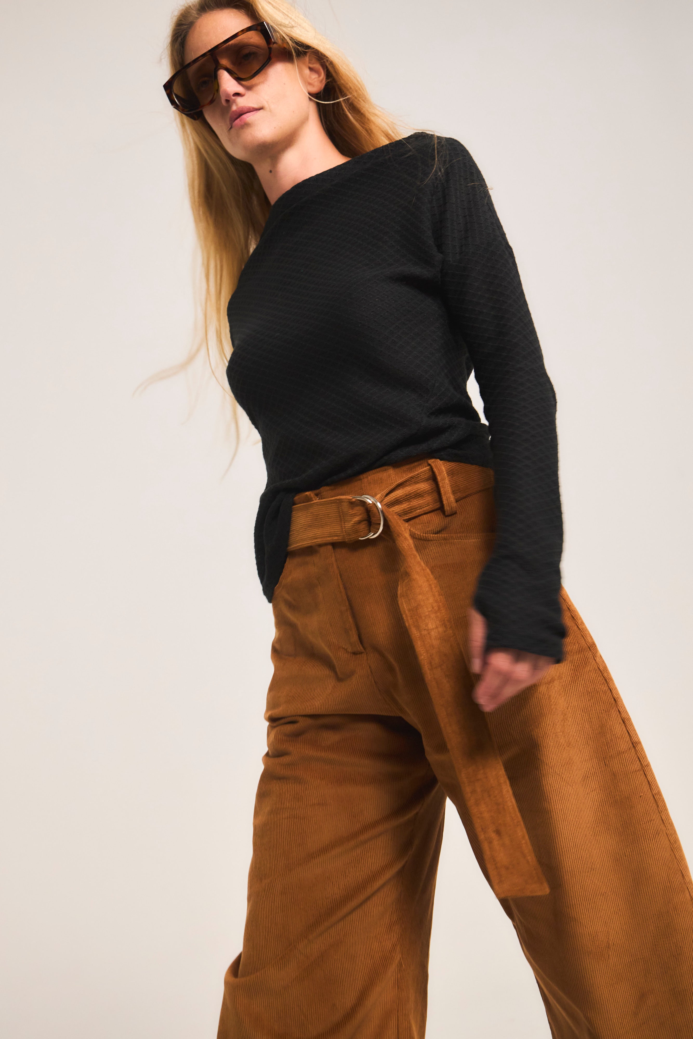 Pantalon Vivante Cotele Camel