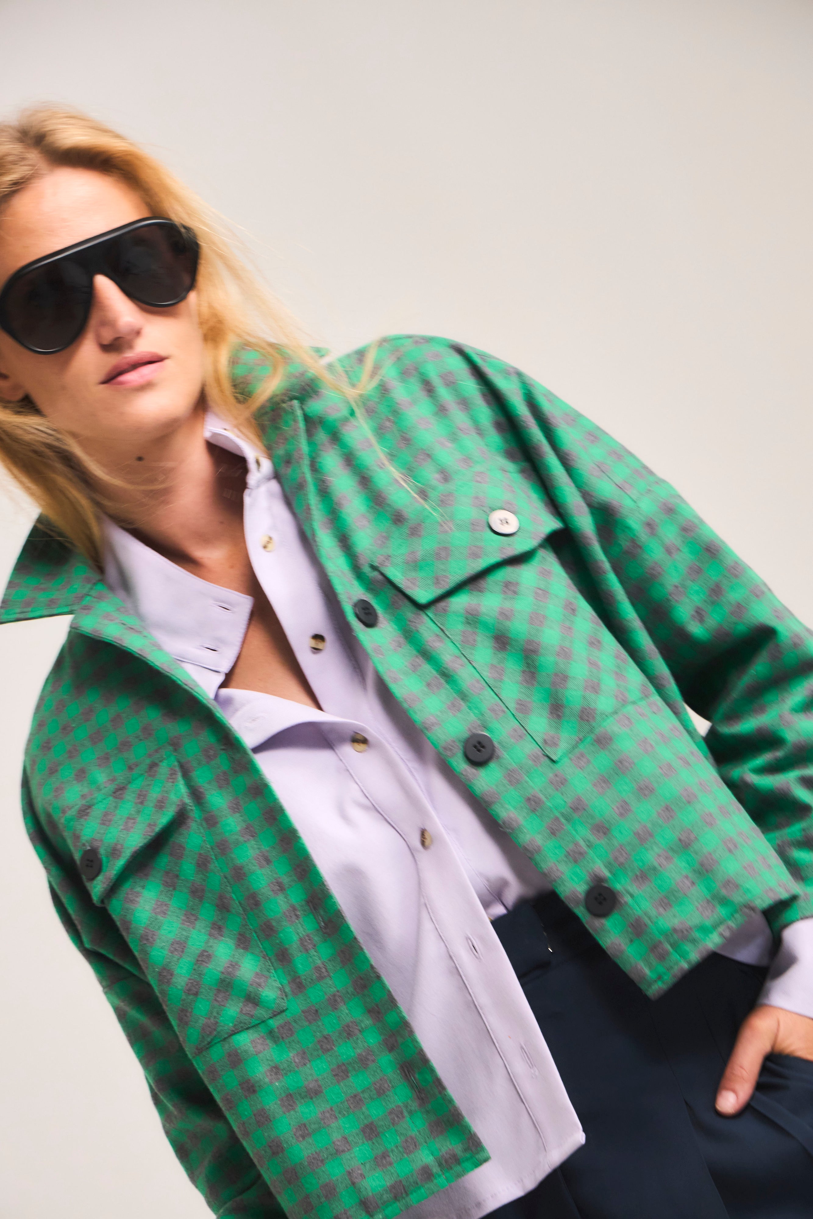 Sobrecamisa Succise Escocés Verde