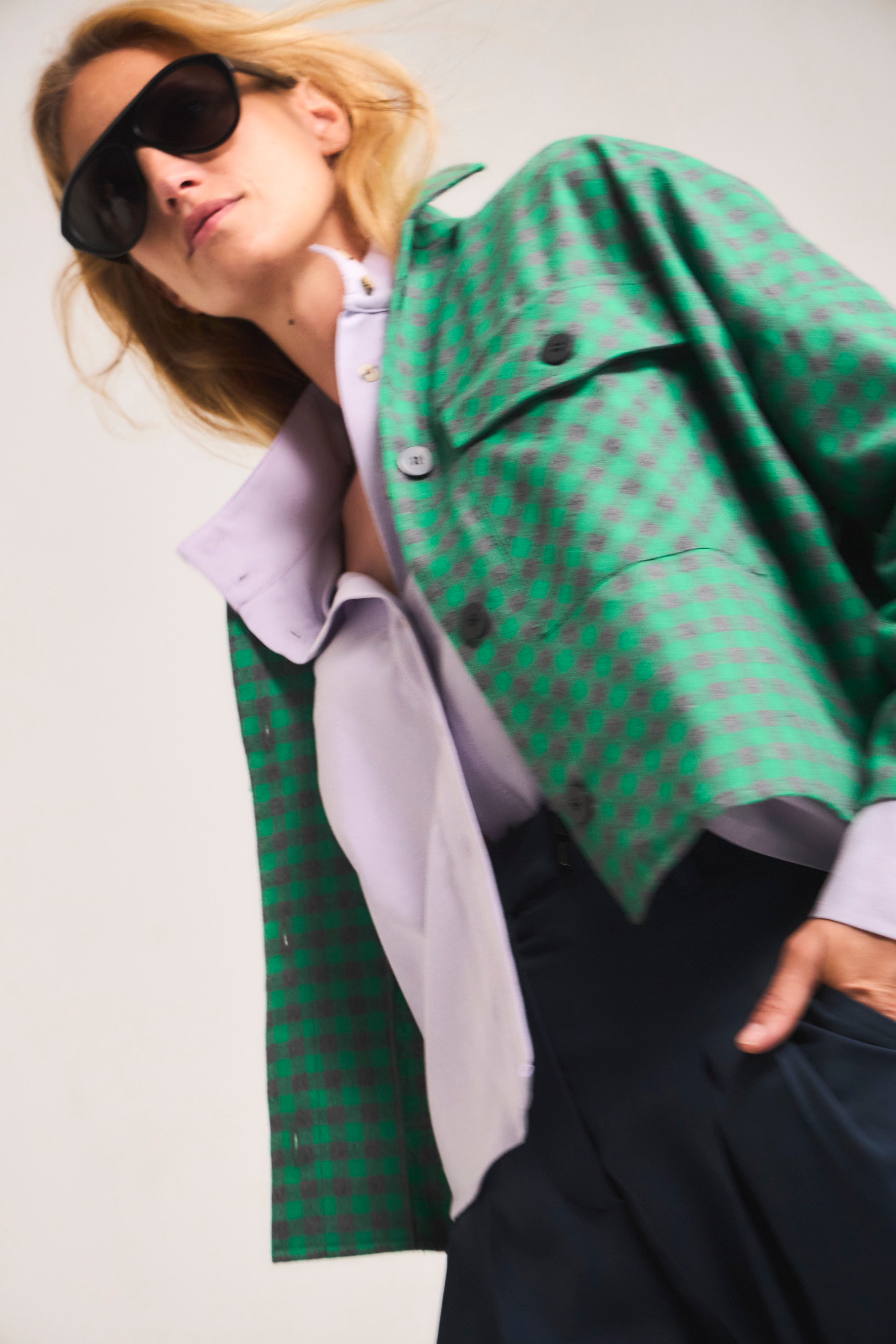 Sobrecamisa Succise Escocés Verde