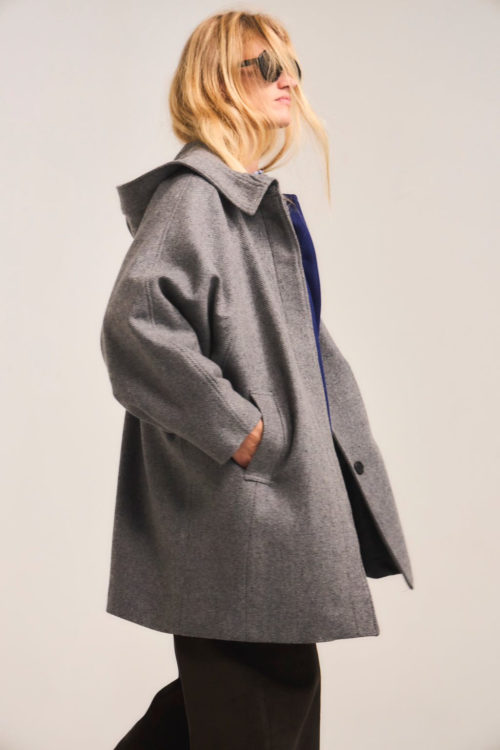 Chaquetón Dunes Lana Gris