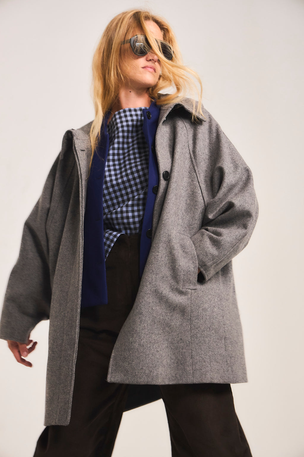 Chaquetón Dunes Lana Gris