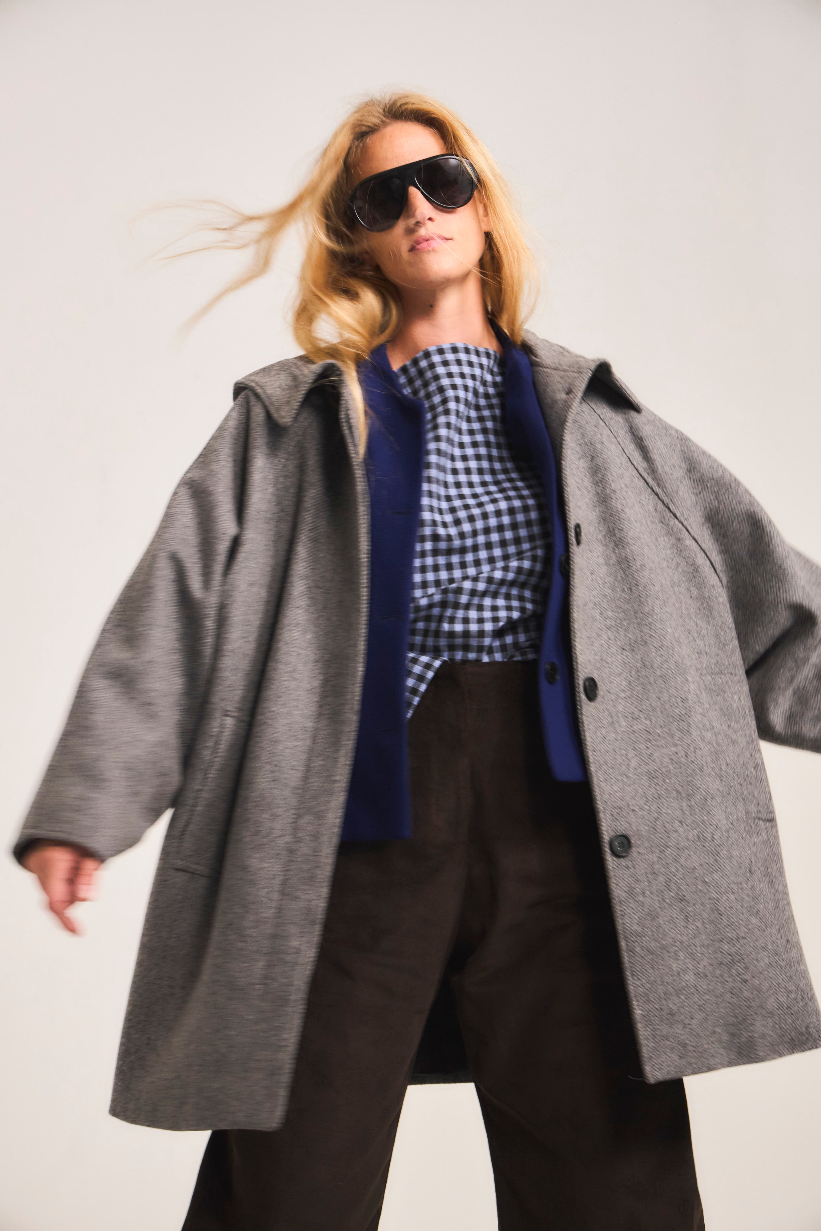 Chaquetón Dunes Lana Gris