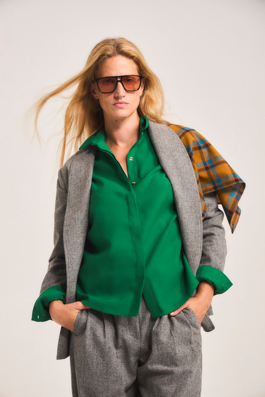 Blazer Vague Lana Gris