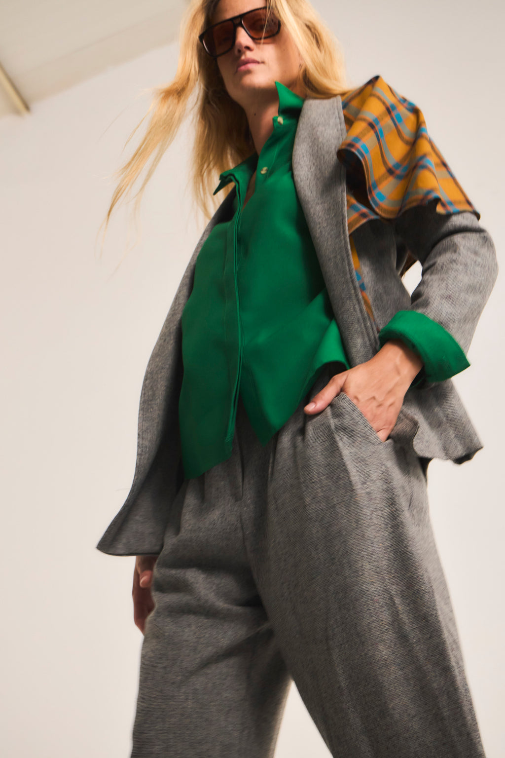 Blazer Vague Lana Gris