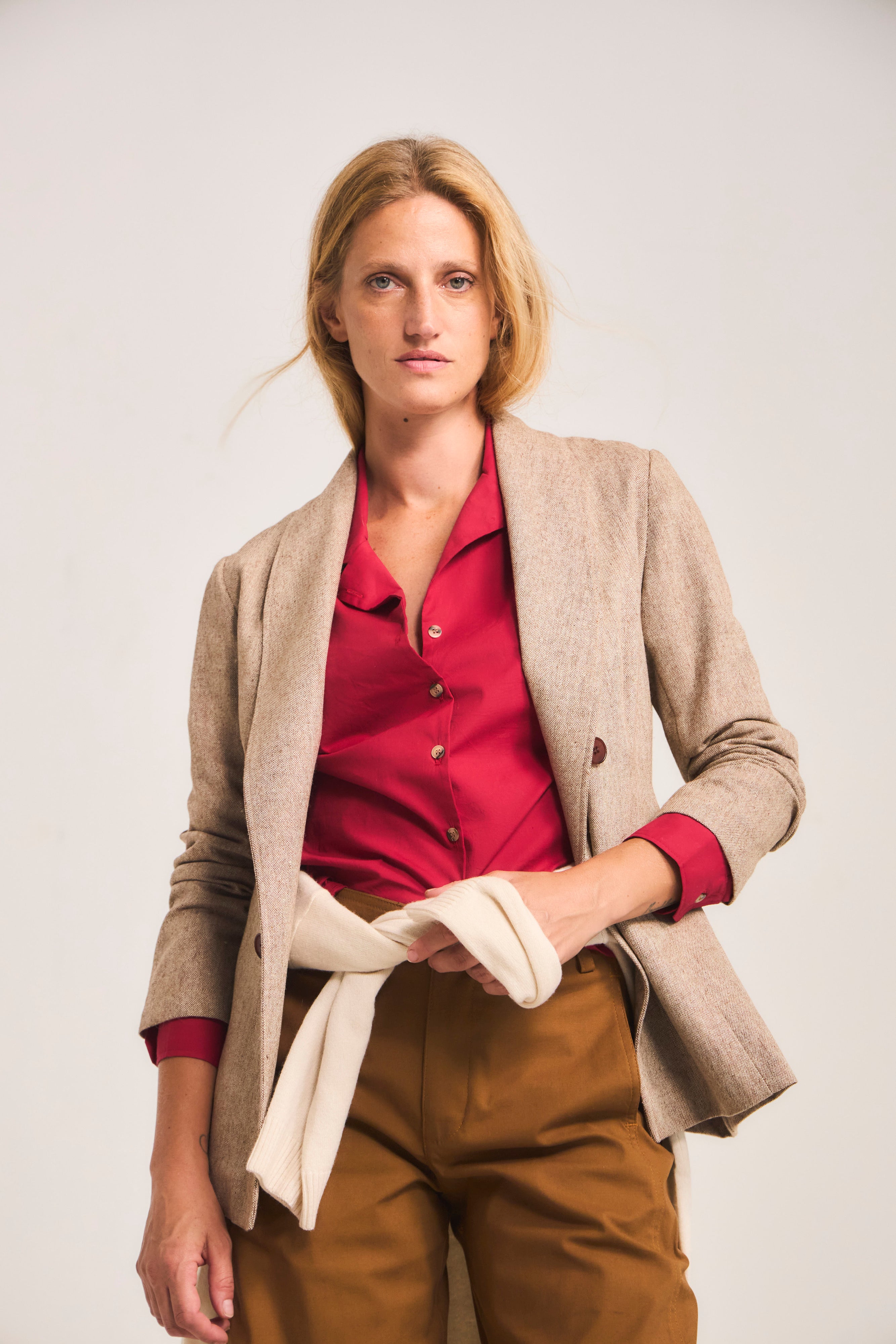 Blazer Vague Café Claro
