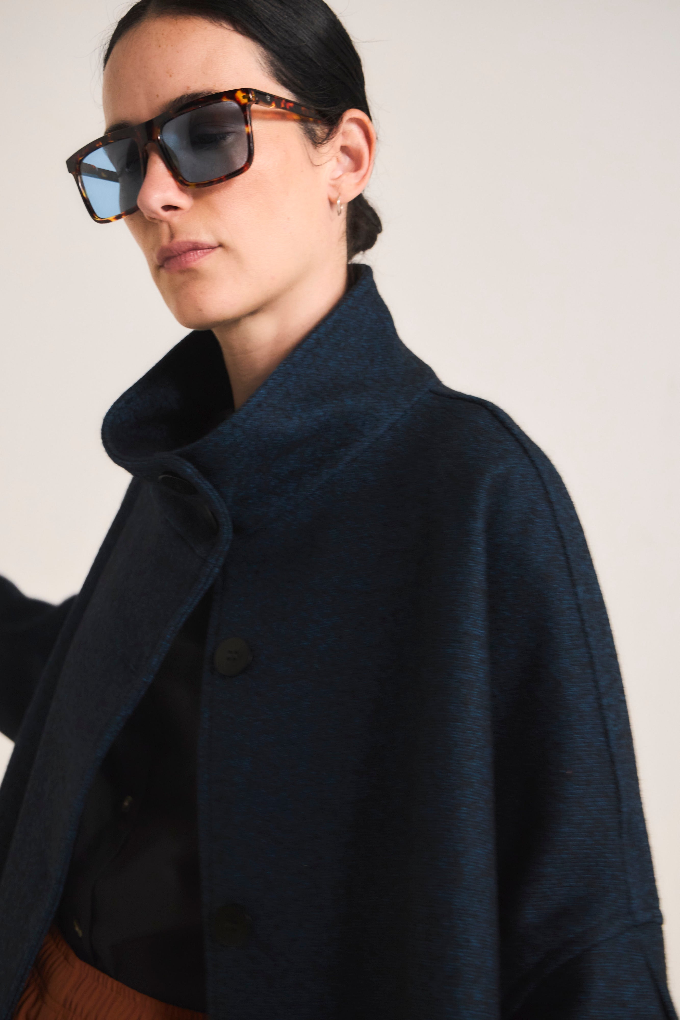 Chaquetón Douceur Lana Azulino