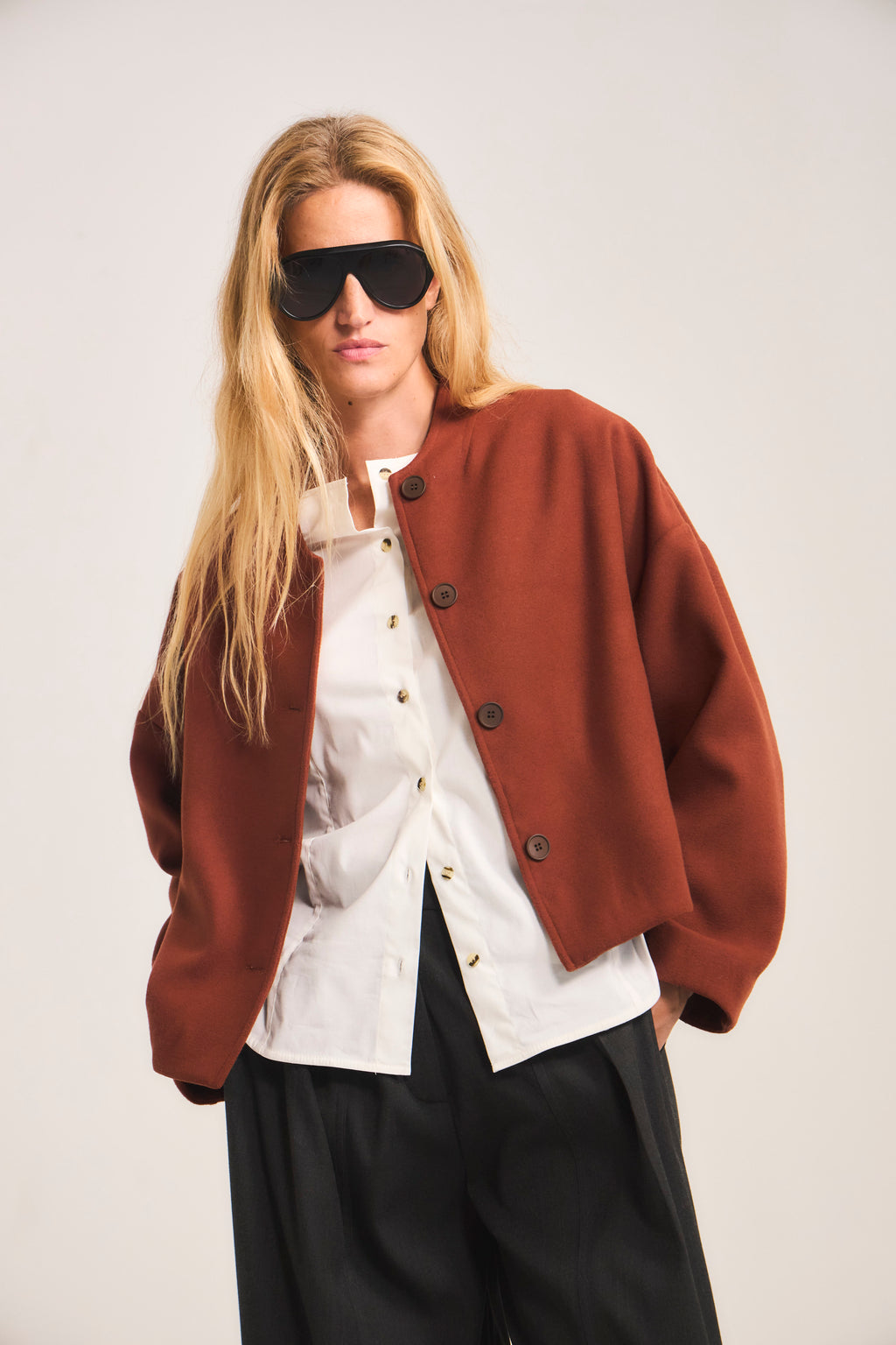 Chaqueta Corta Tenir Terracota