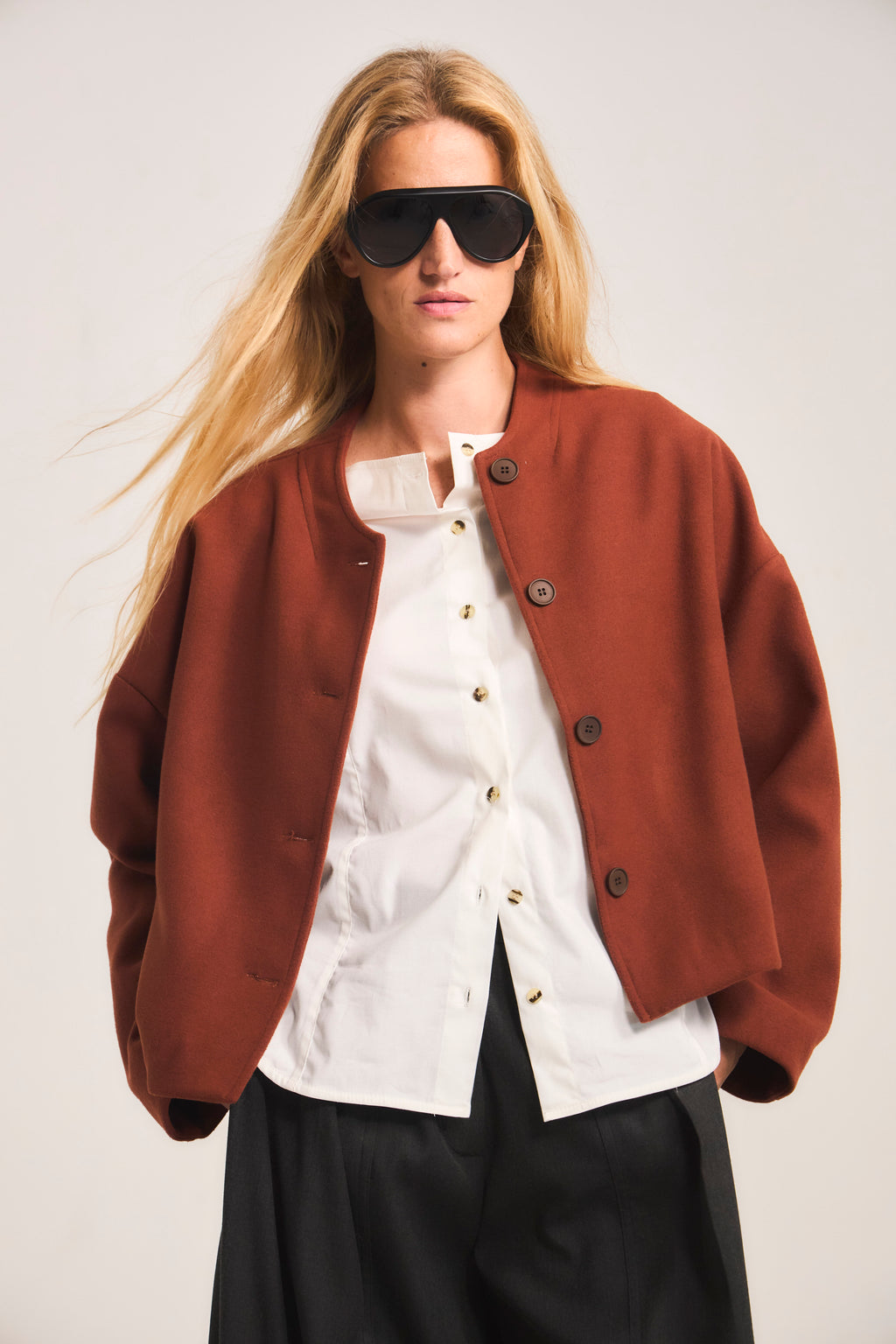 Chaqueta Corta Tenir Terracota