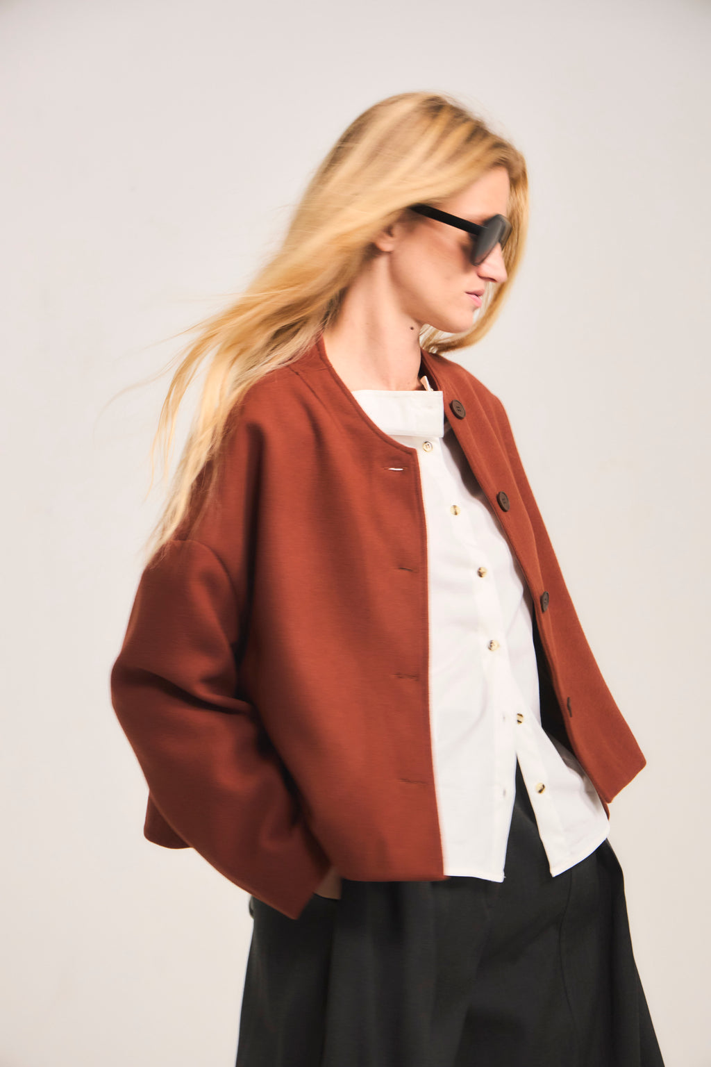 Chaqueta Corta Tenir Terracota