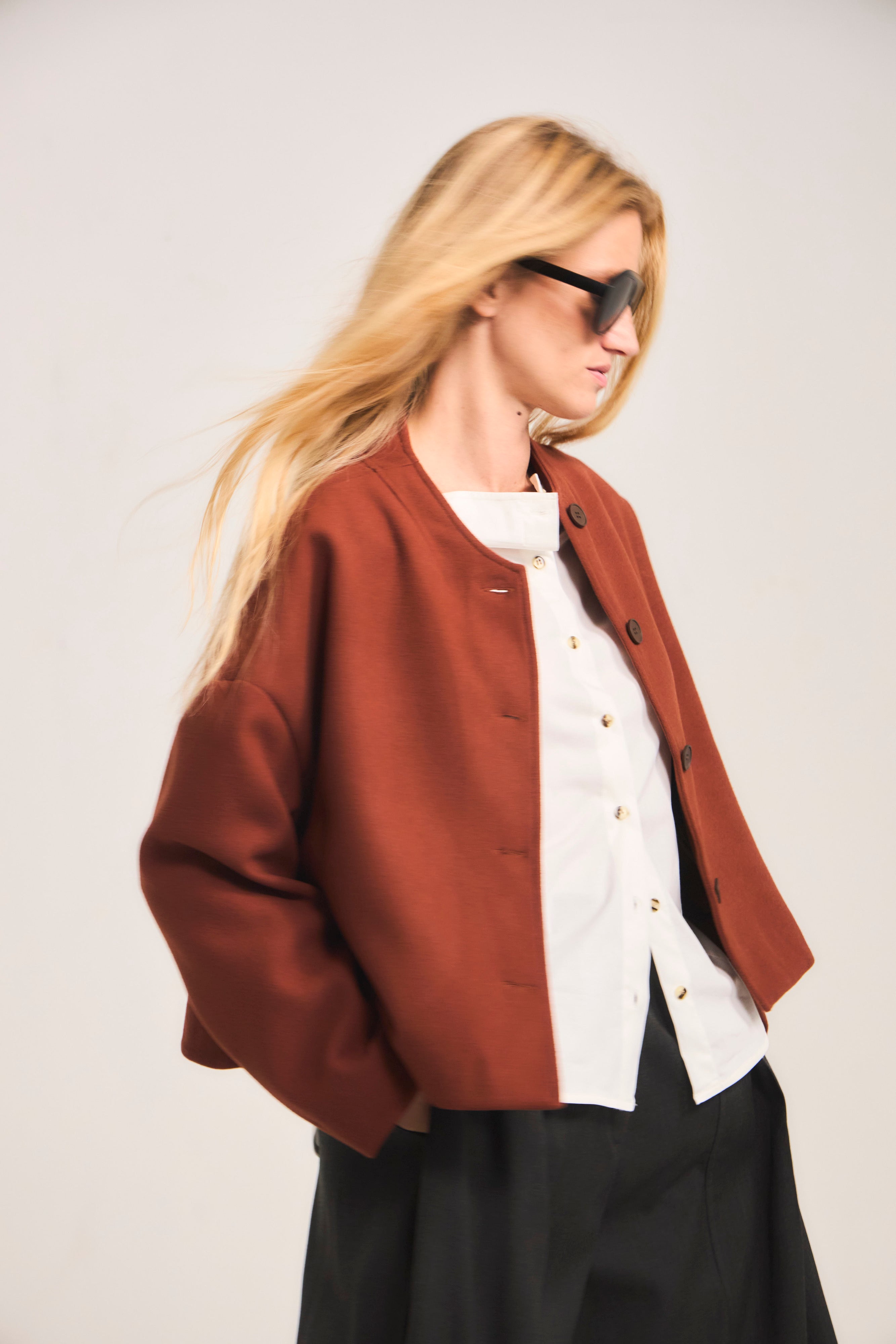 Chaqueta Corta Tenir Terracota