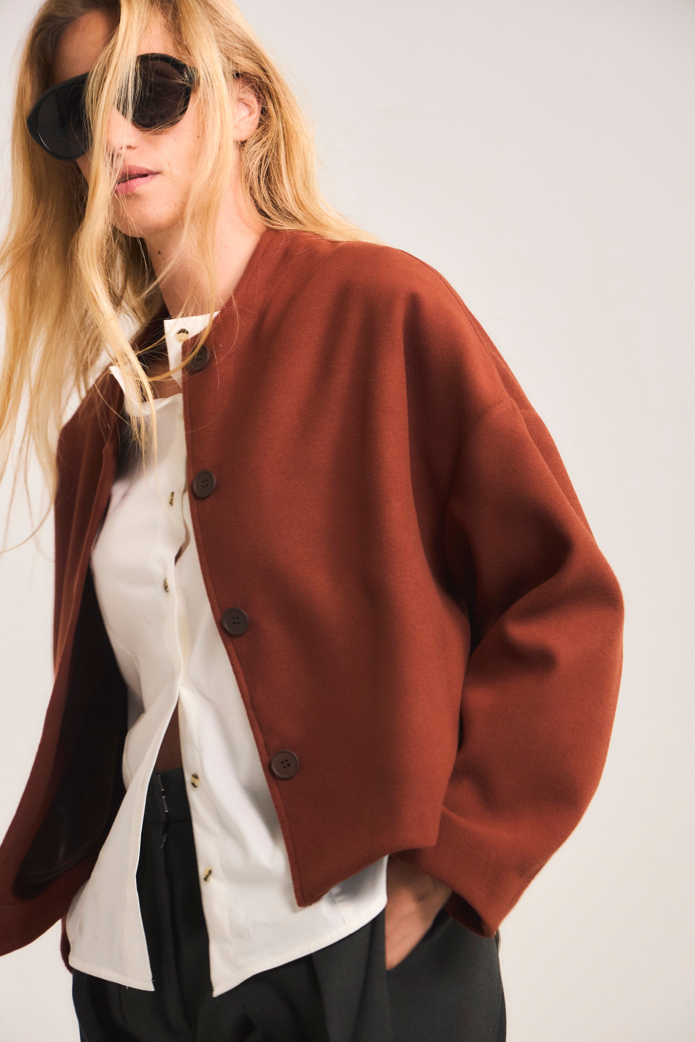 Chaqueta Corta Tenir Terracota