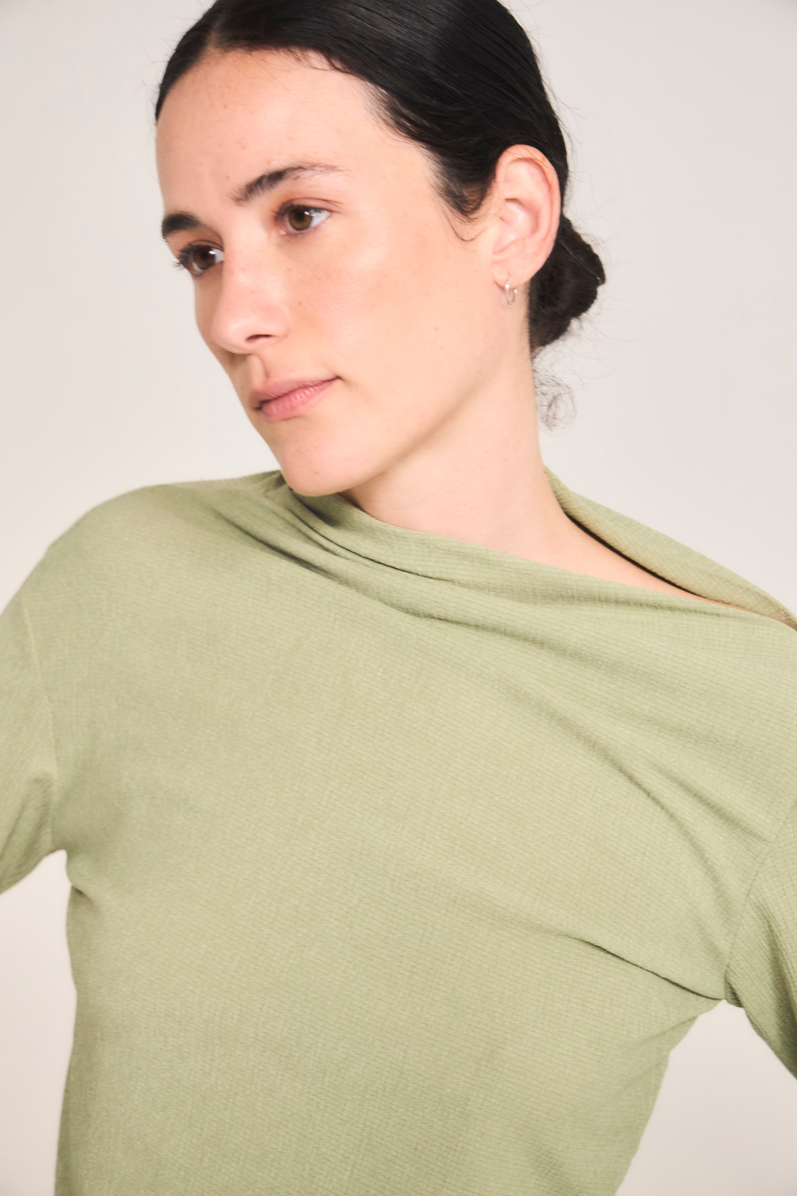 Top Meleze Verde Agua