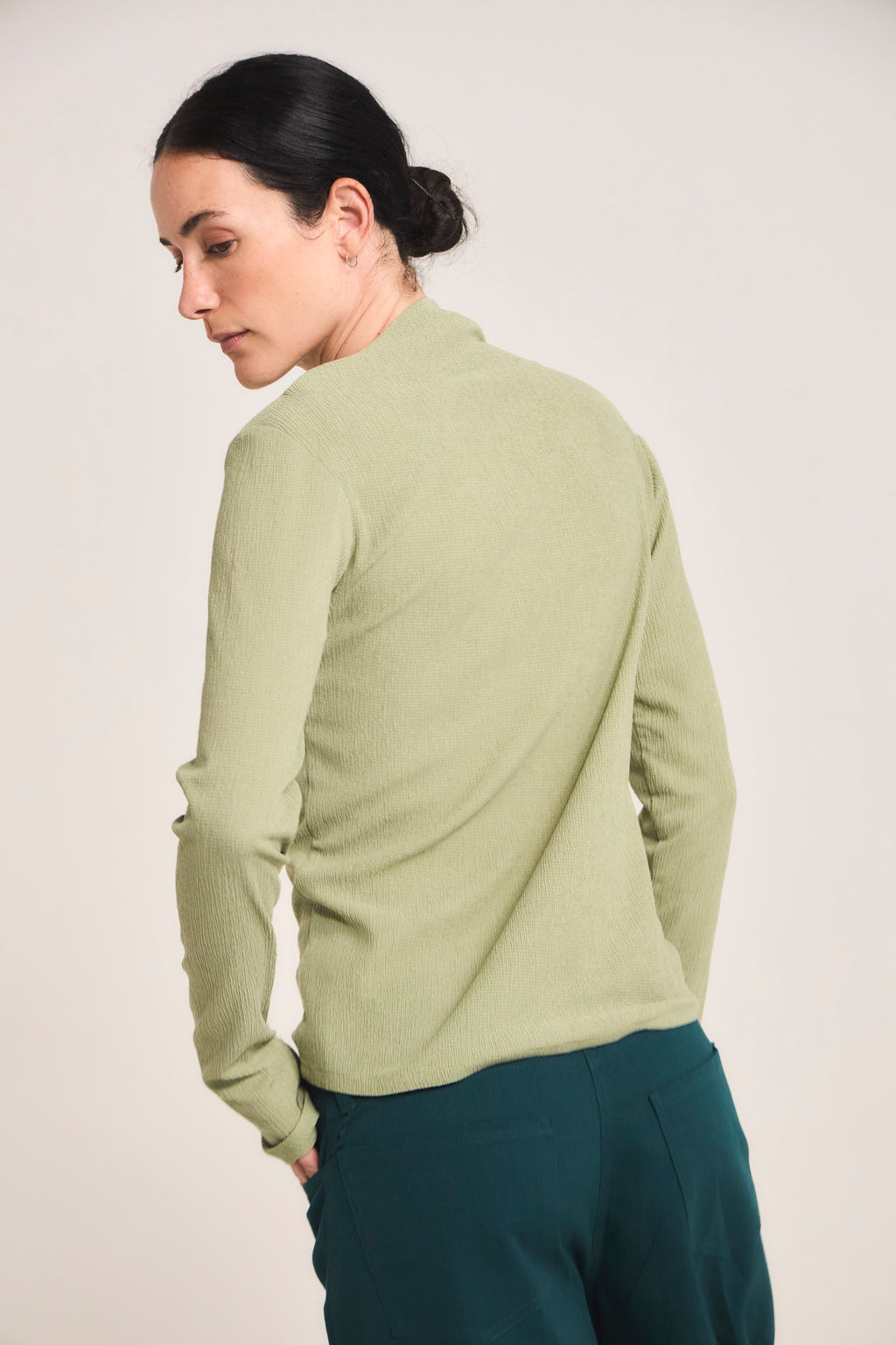 Top Meleze Verde Agua