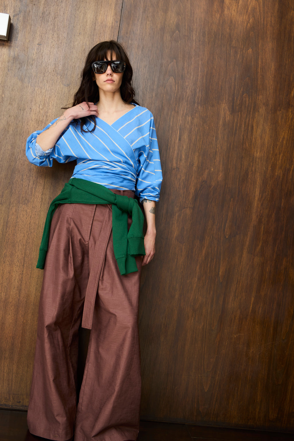 Kimono Capitaine Listado Azul