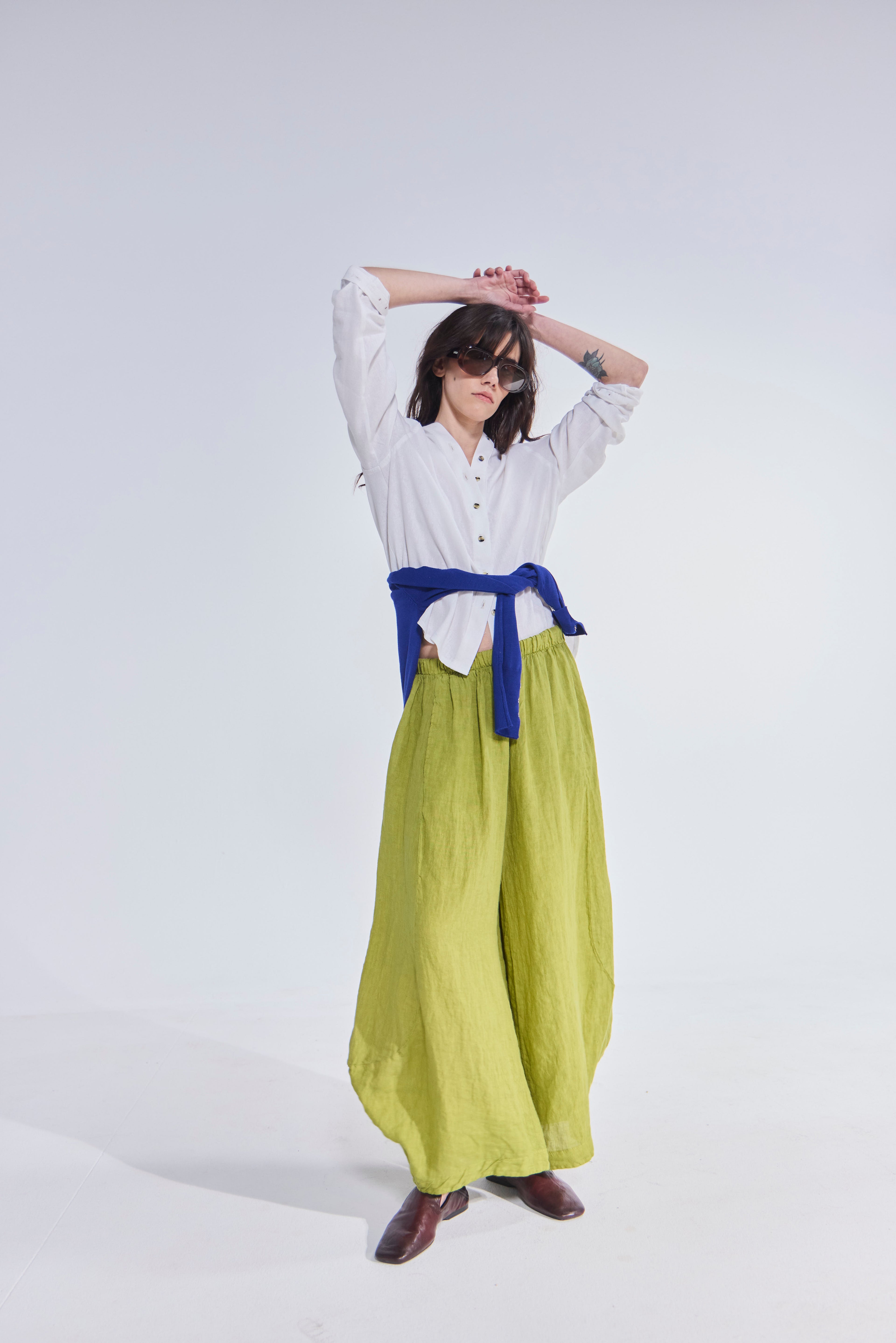 Blusa Azur Lino Blanco