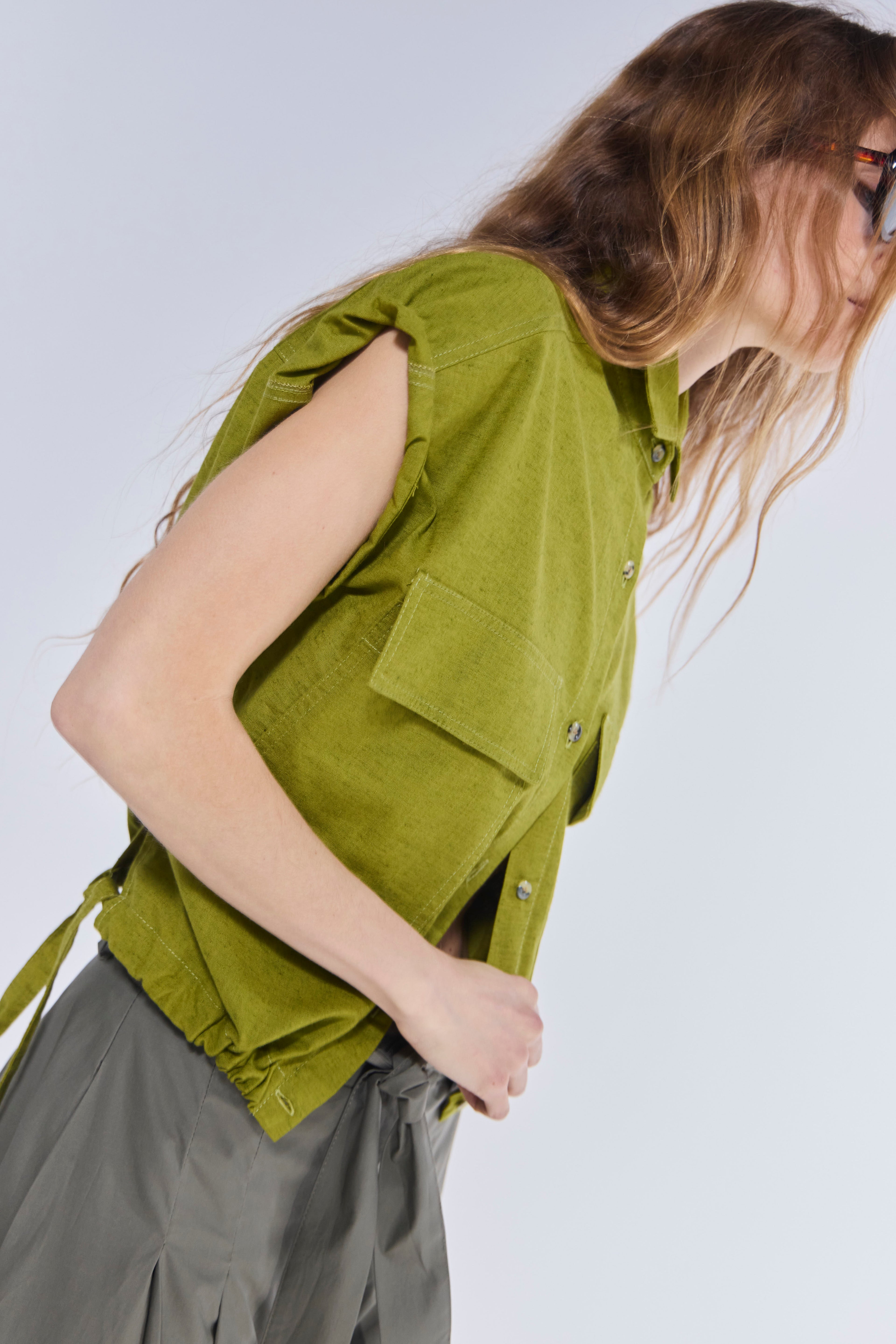 Blusa Eclatement Algodón Verde