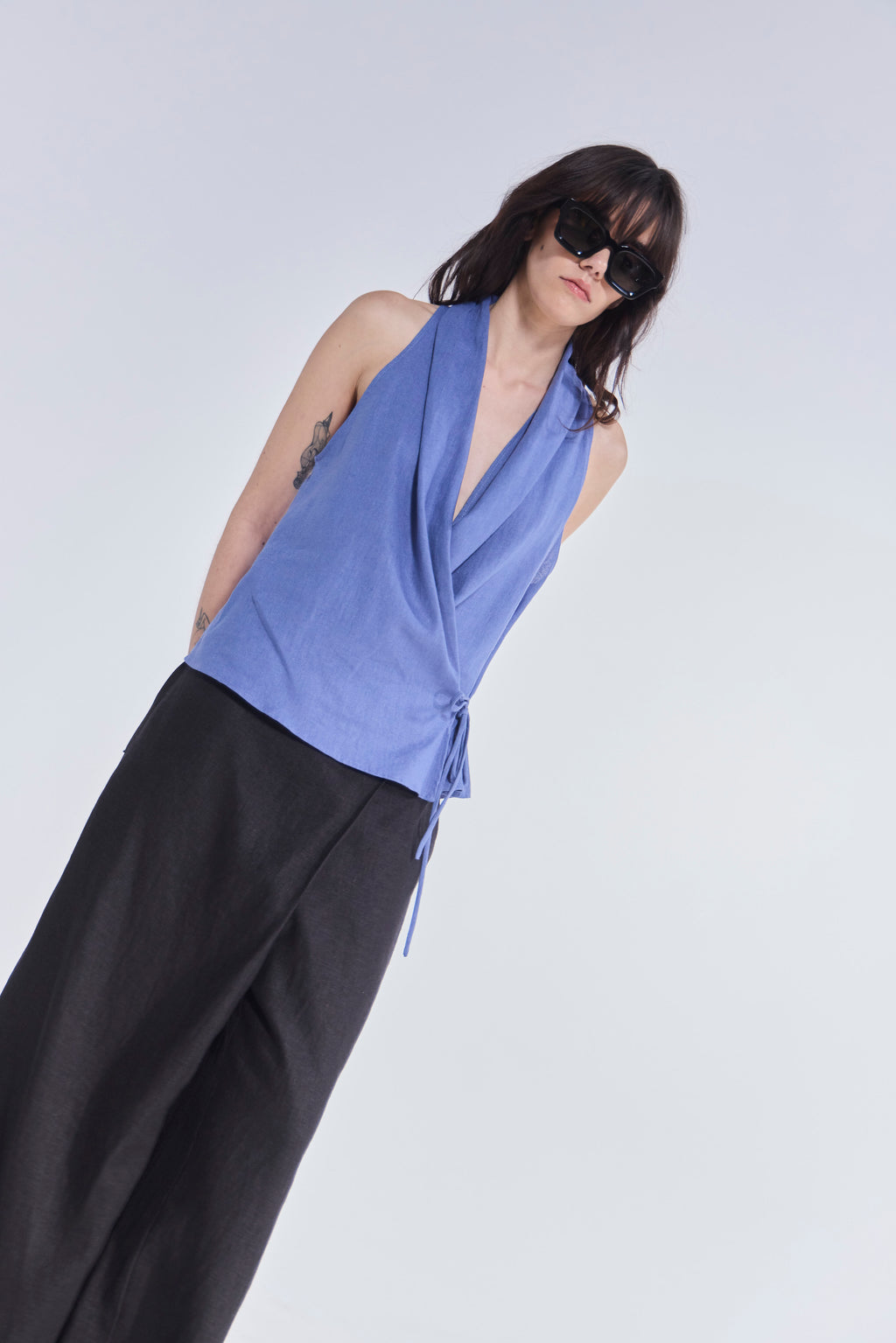 Pantalón Impair Lino Negro