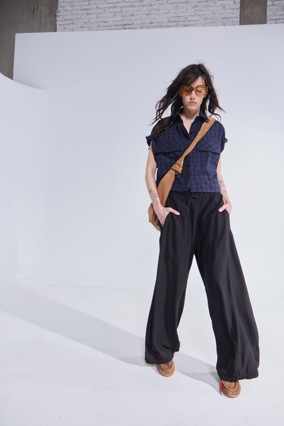 Pantalón Rivage Tencel Negro