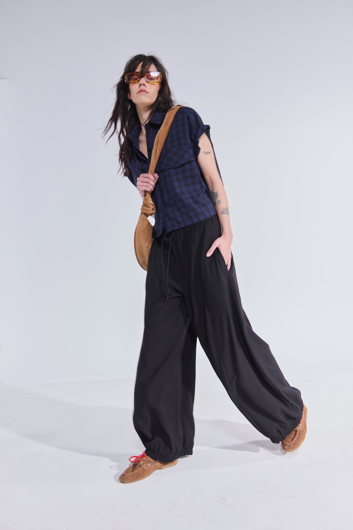 Pantalón Rivage Tencel Negro