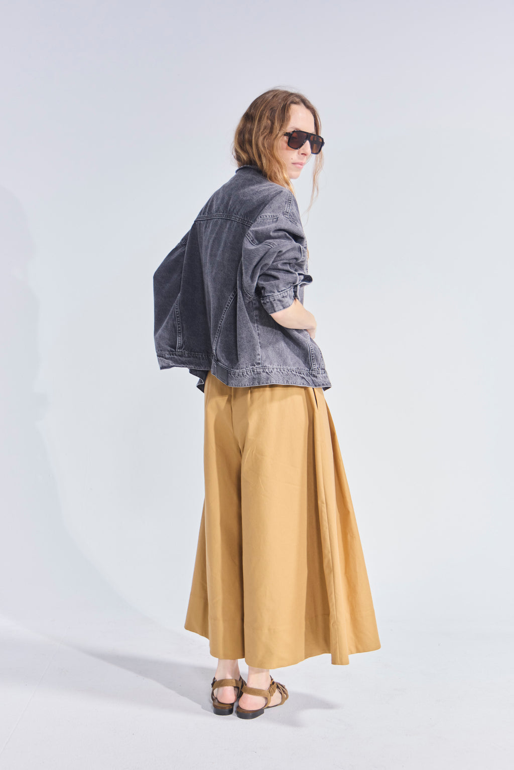 Chaqueta Nereide Denim Negro Grisáceo