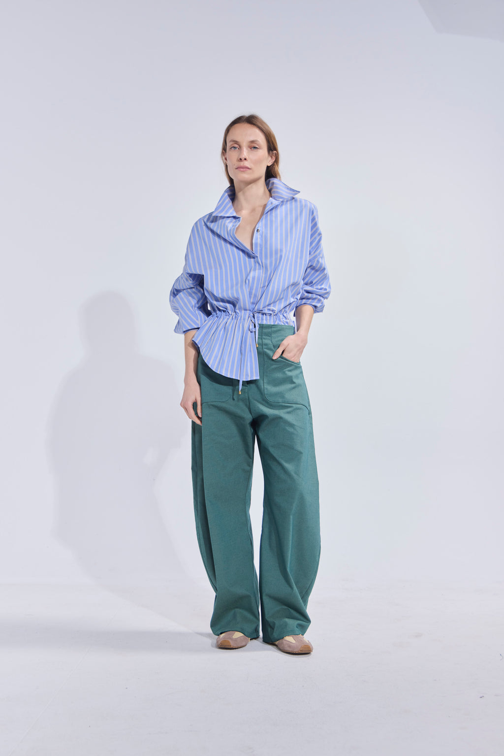 Pantalón Vienne Algodón Verde