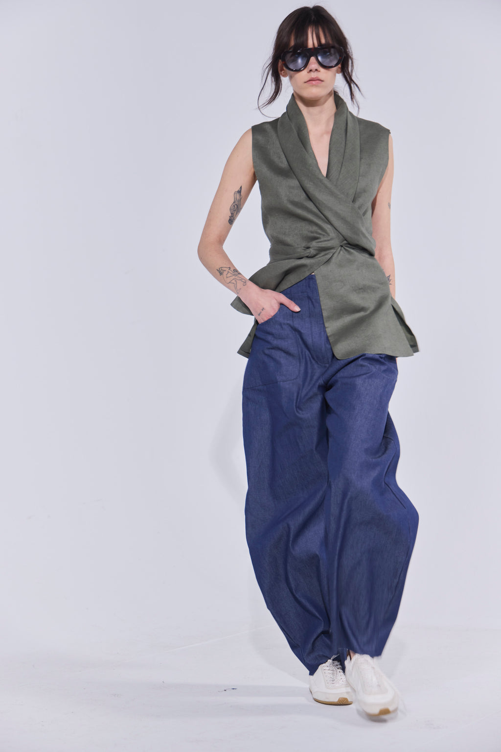Pantalón Vienne Denim Azul